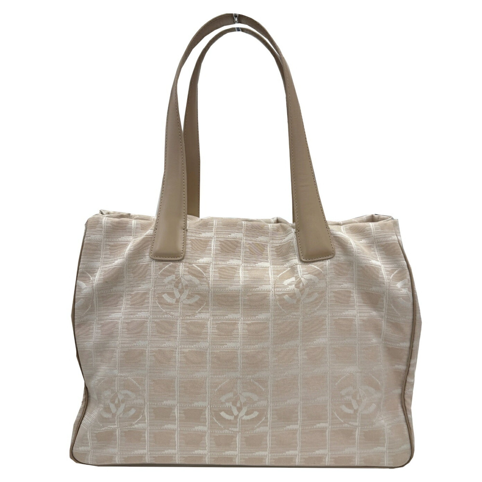 Chanel Beige New Travel Line Tote Bag (Pre-Owned)