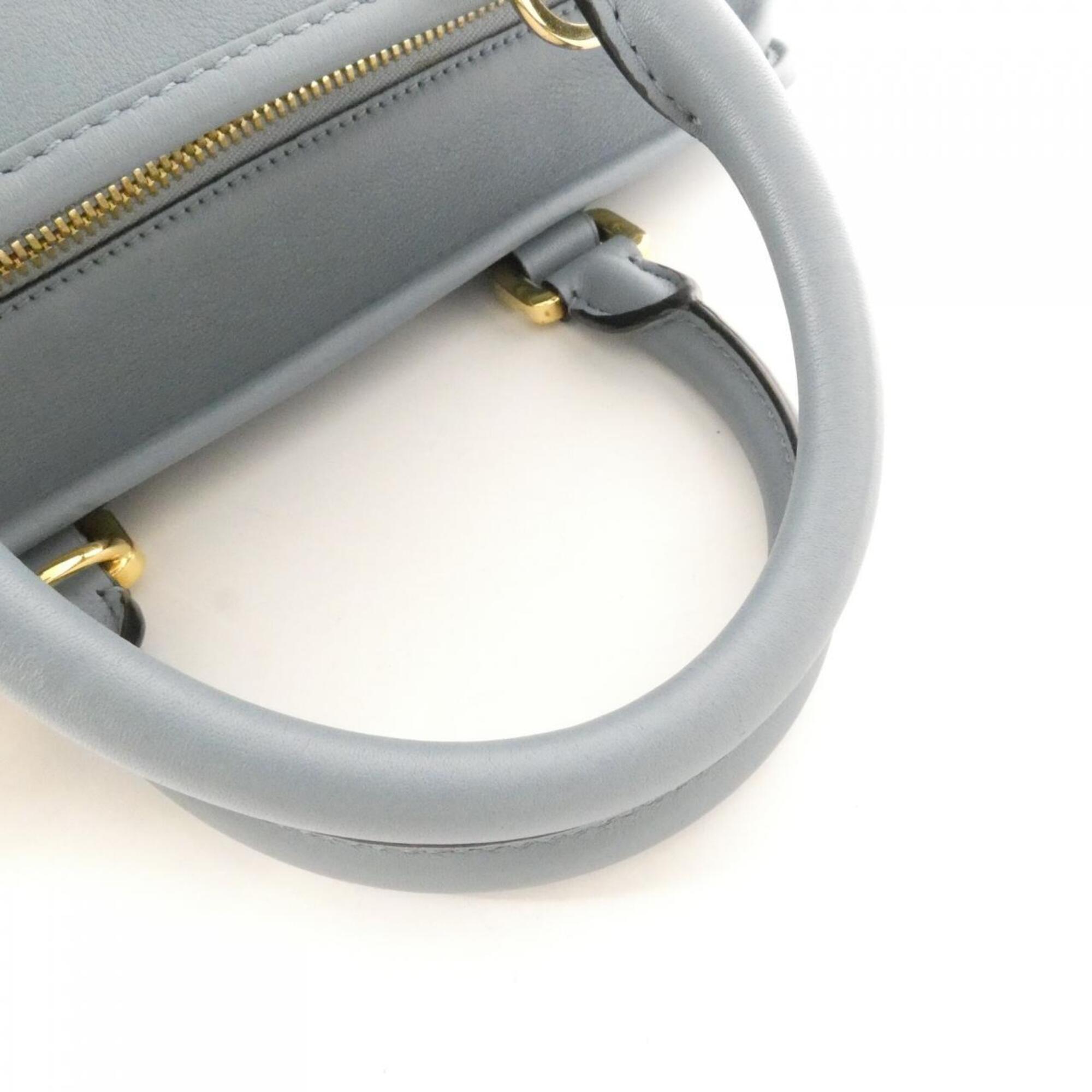 Loewe Light Blue Leather Handbag (Pre-Owned)