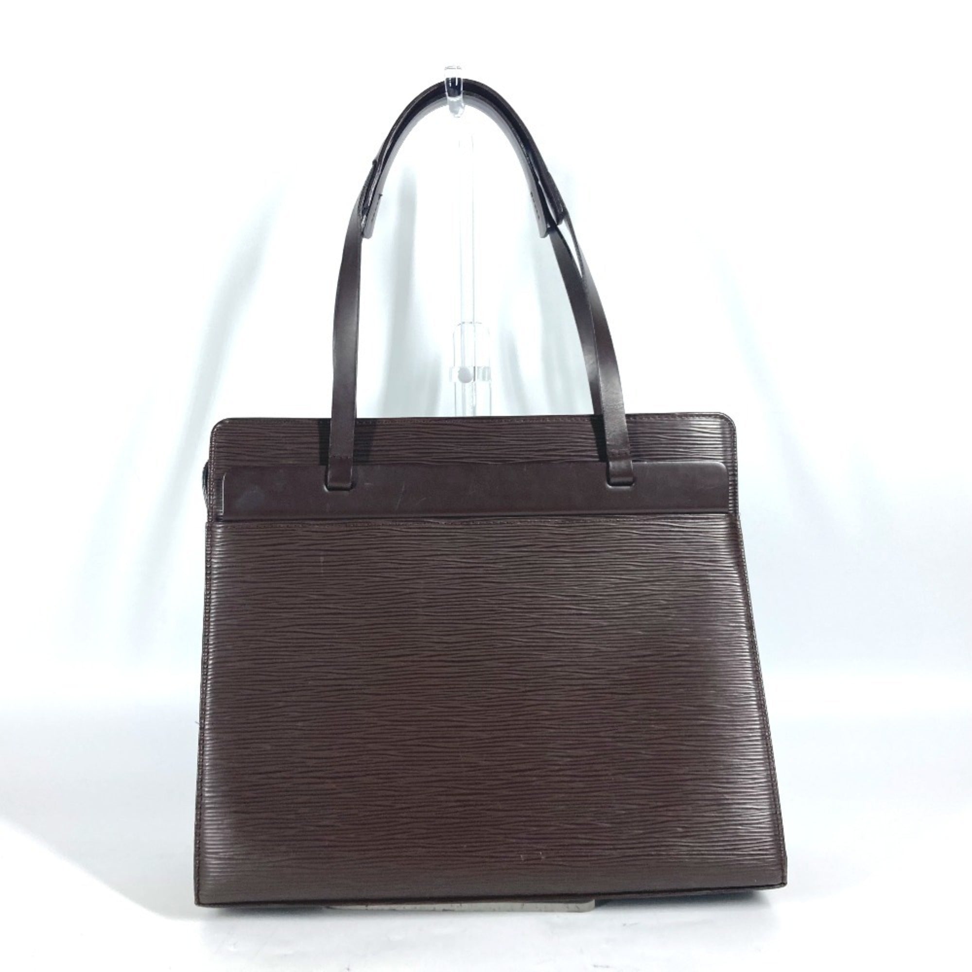 Louis Vuitton Brown Moka Epi Leather Handbag Tote Bag (Pre-Owned)
