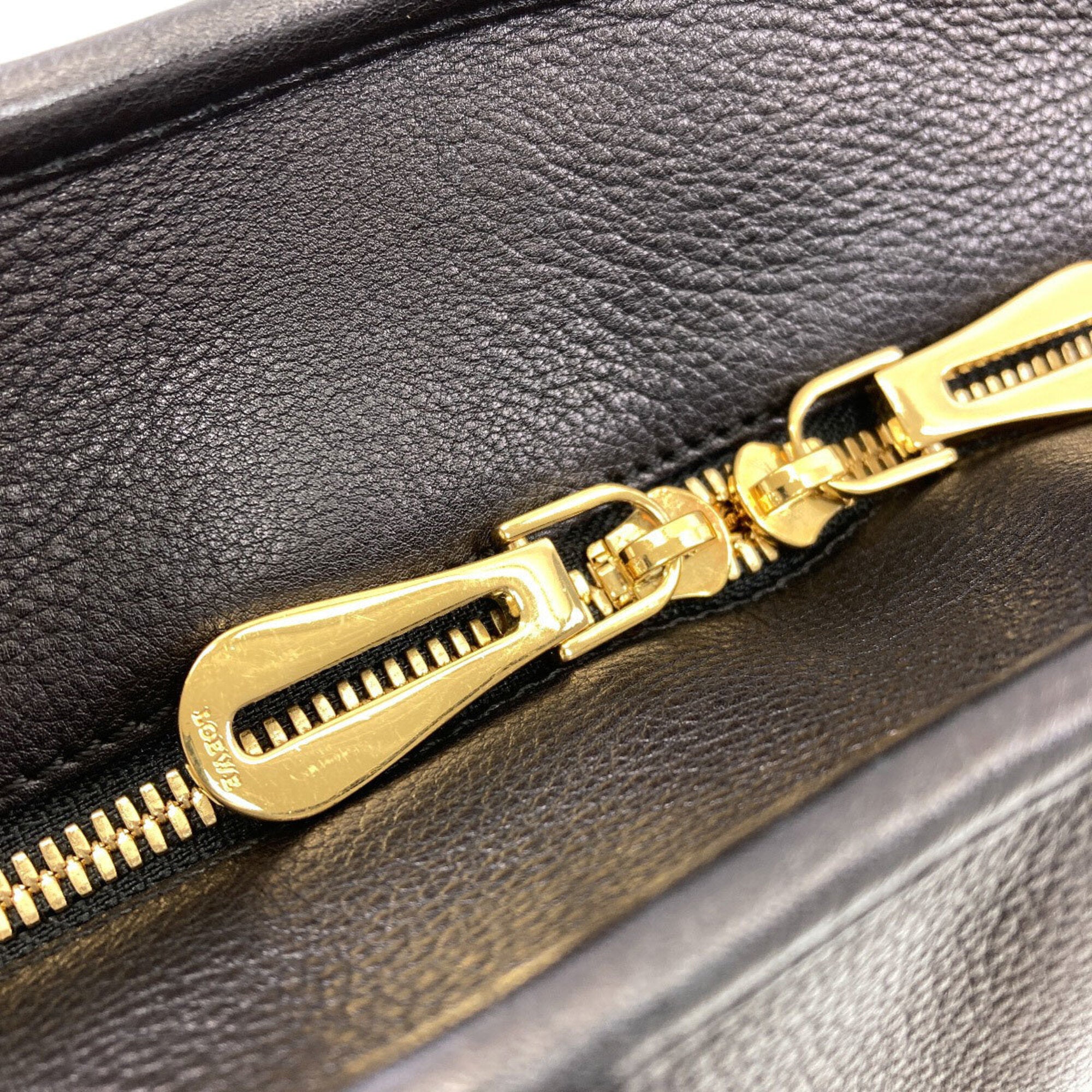 Loewe Amazona Black Leather Handbag (Pre-Owned)
