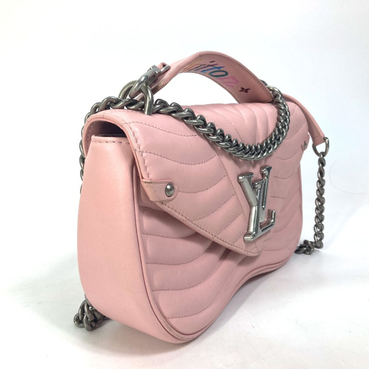 Louis Vuitton Pink Leather Handbag Shoulder Bag (Pre-Owned)