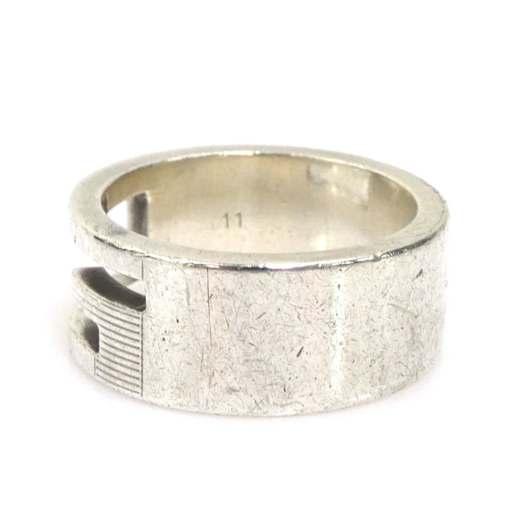Gucci Silver Silver 925 Band Ring (Pre-Owned)