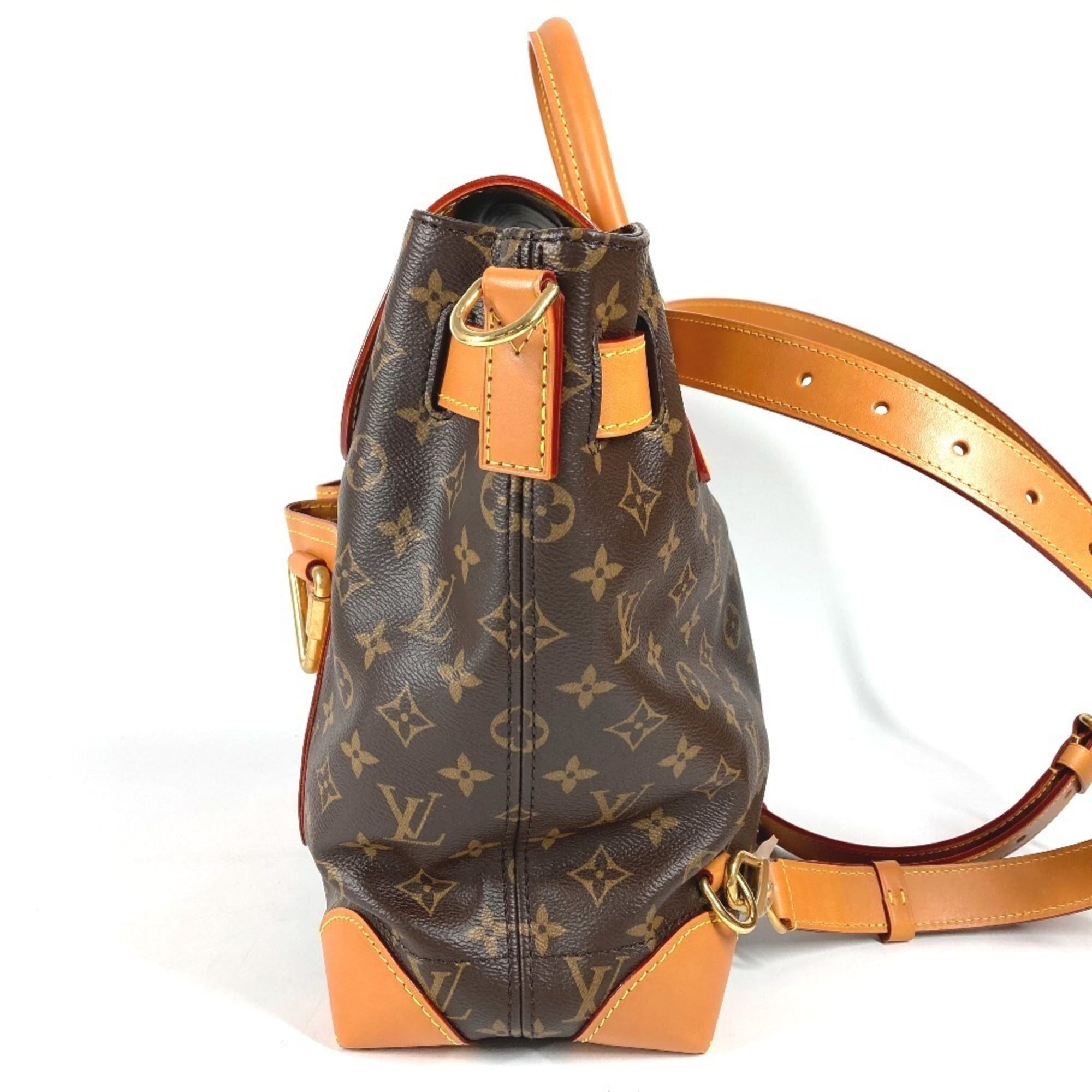Louis Vuitton Brown Monogram Monogram Backpack Handbag Shoulder Bag Tote Bag (Pre-Owned)