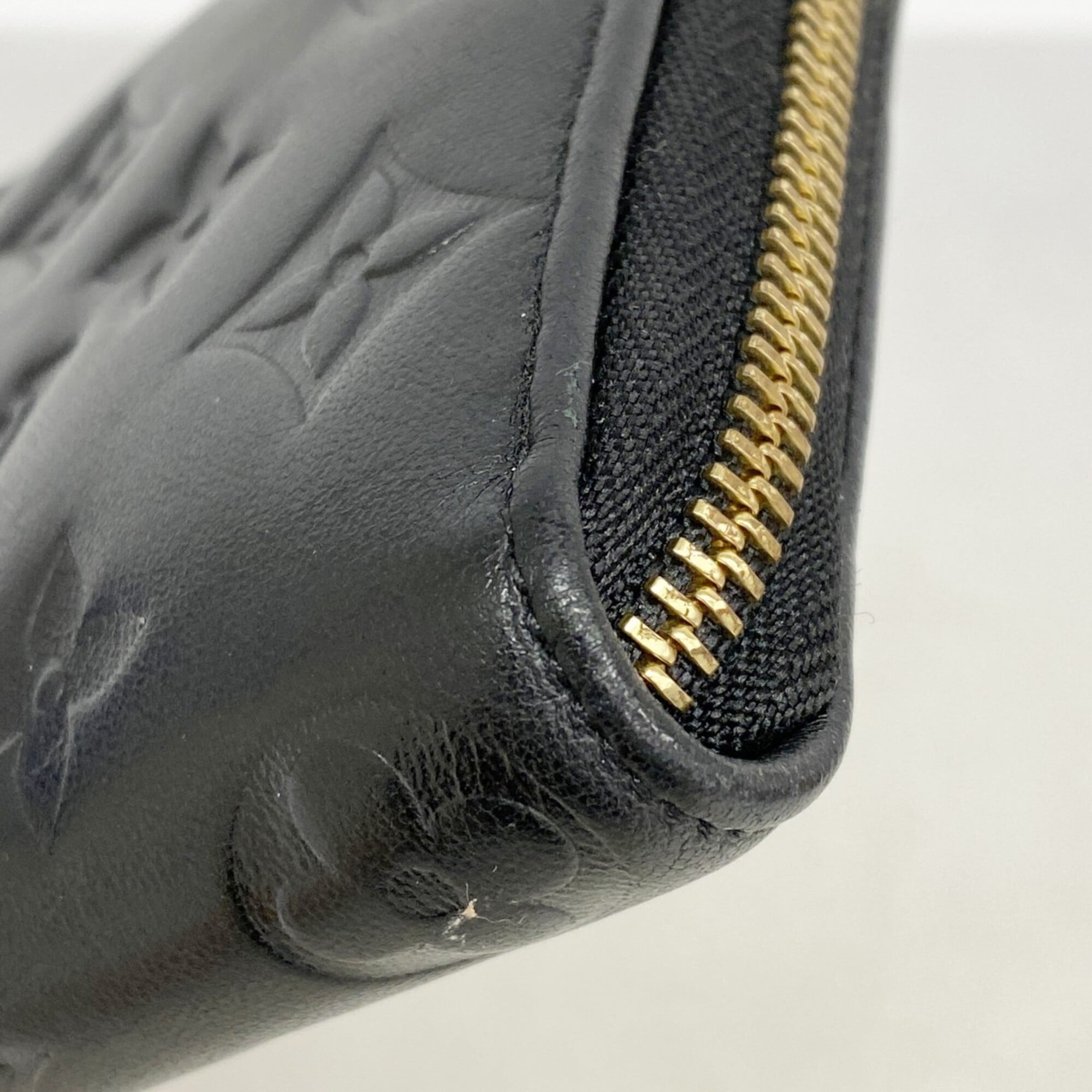 Louis Vuitton Noir Long Wallet (Bi-Fold) (Pre-Owned)