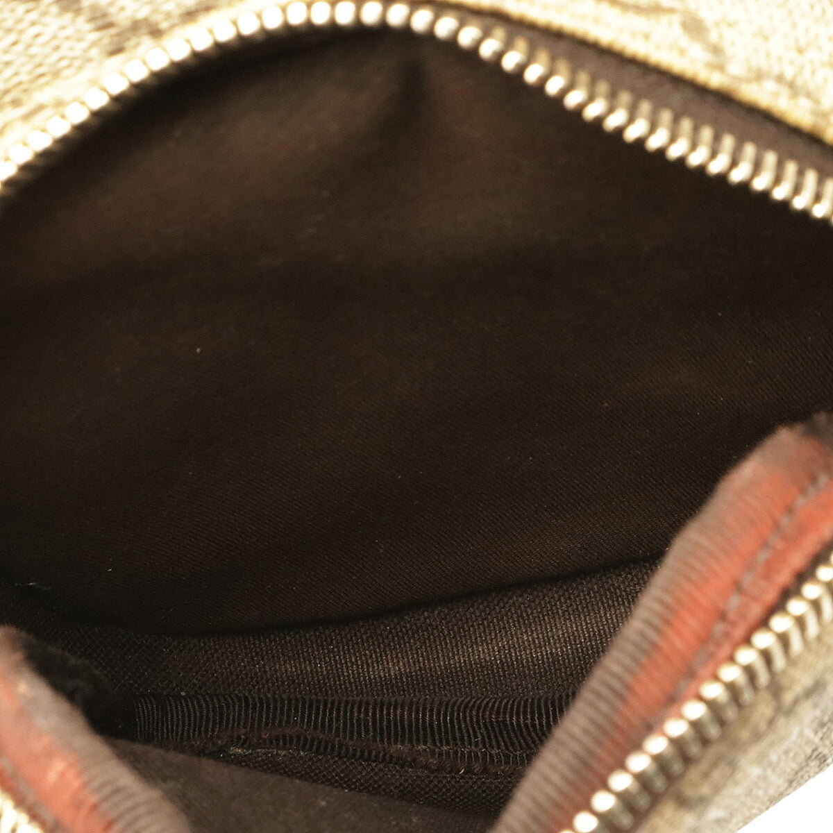 Gucci Beige Brown Dark Brown Khaki Gg Supreme Shoulder Bag (Pre-Owned)