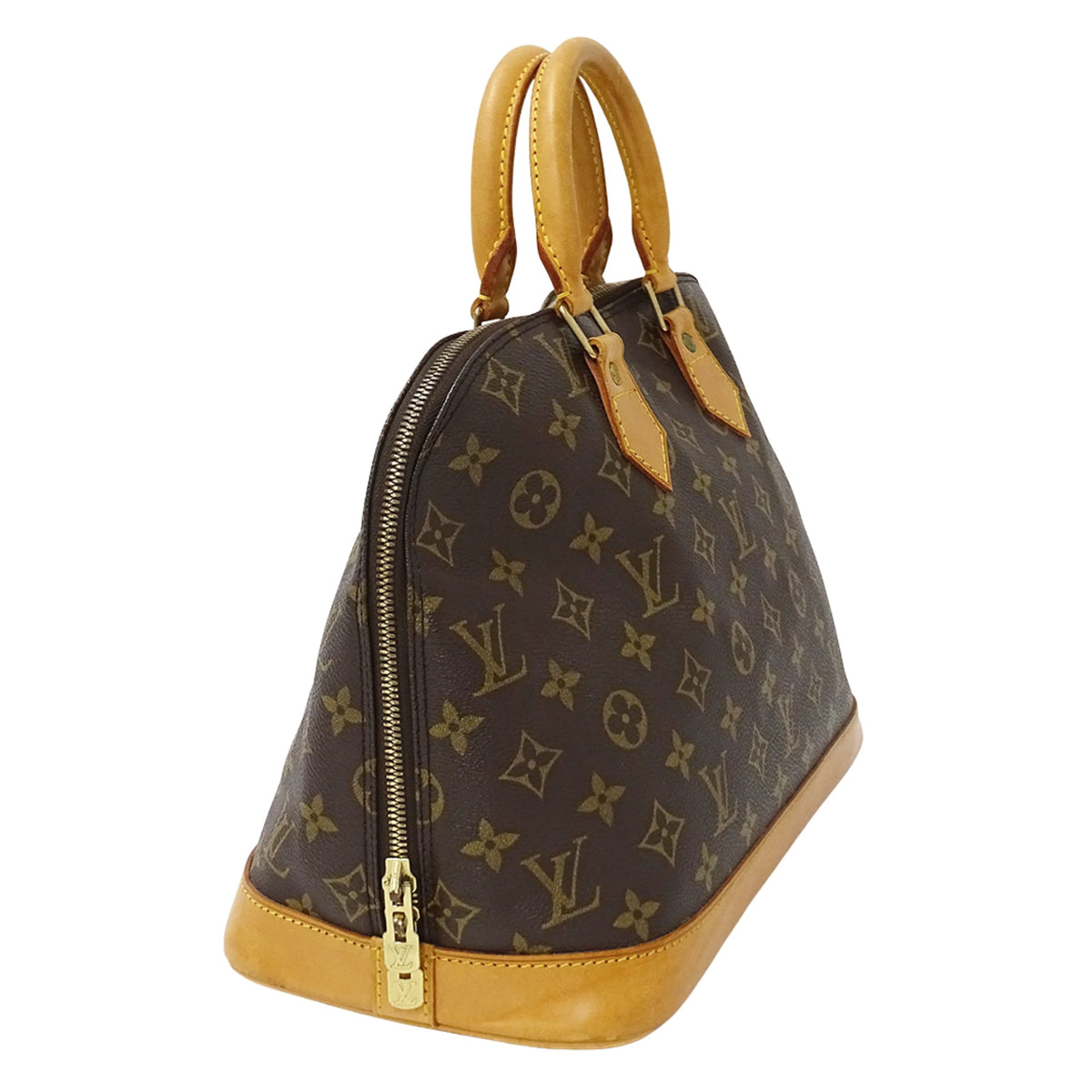 Louis Vuitton Brown Galle Monogram White Monogram Handbag (Pre-Owned)