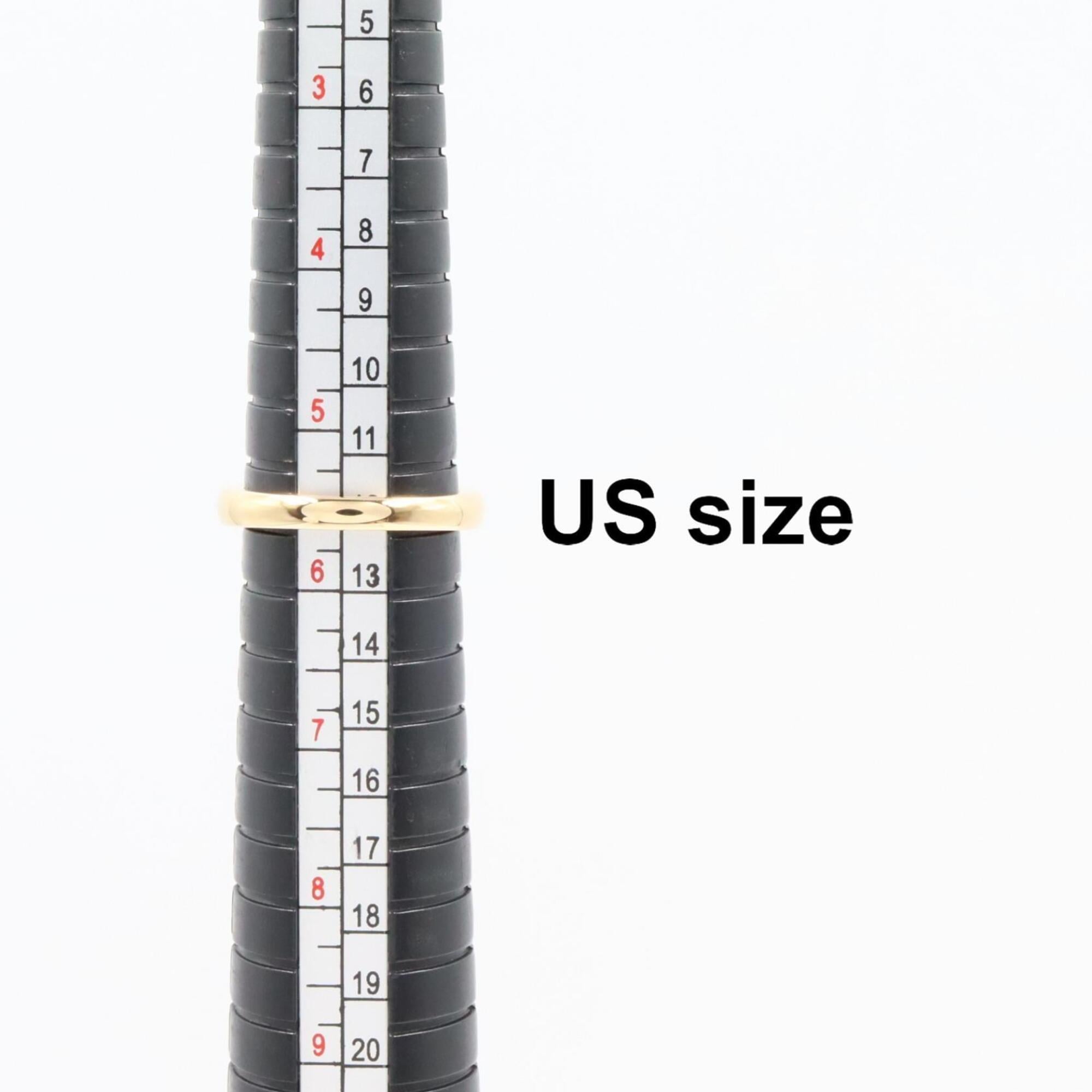 Van Cleef & Arpels Gold Black Clear Yellow Gold (18K) Band Ring (Pre-Owned)