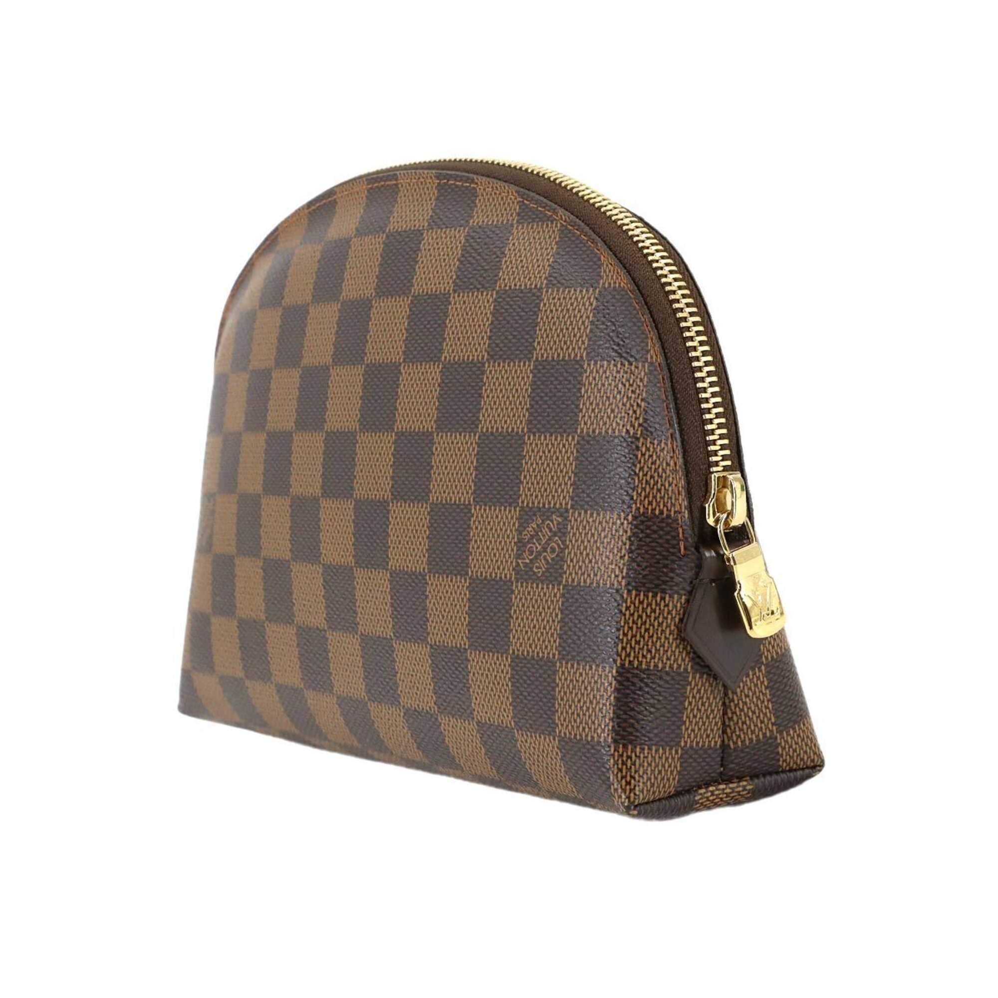 Louis Vuitton Brown Damier Canvas Ebene Damier Canvas Handbag Pochette (Pre-Owned)