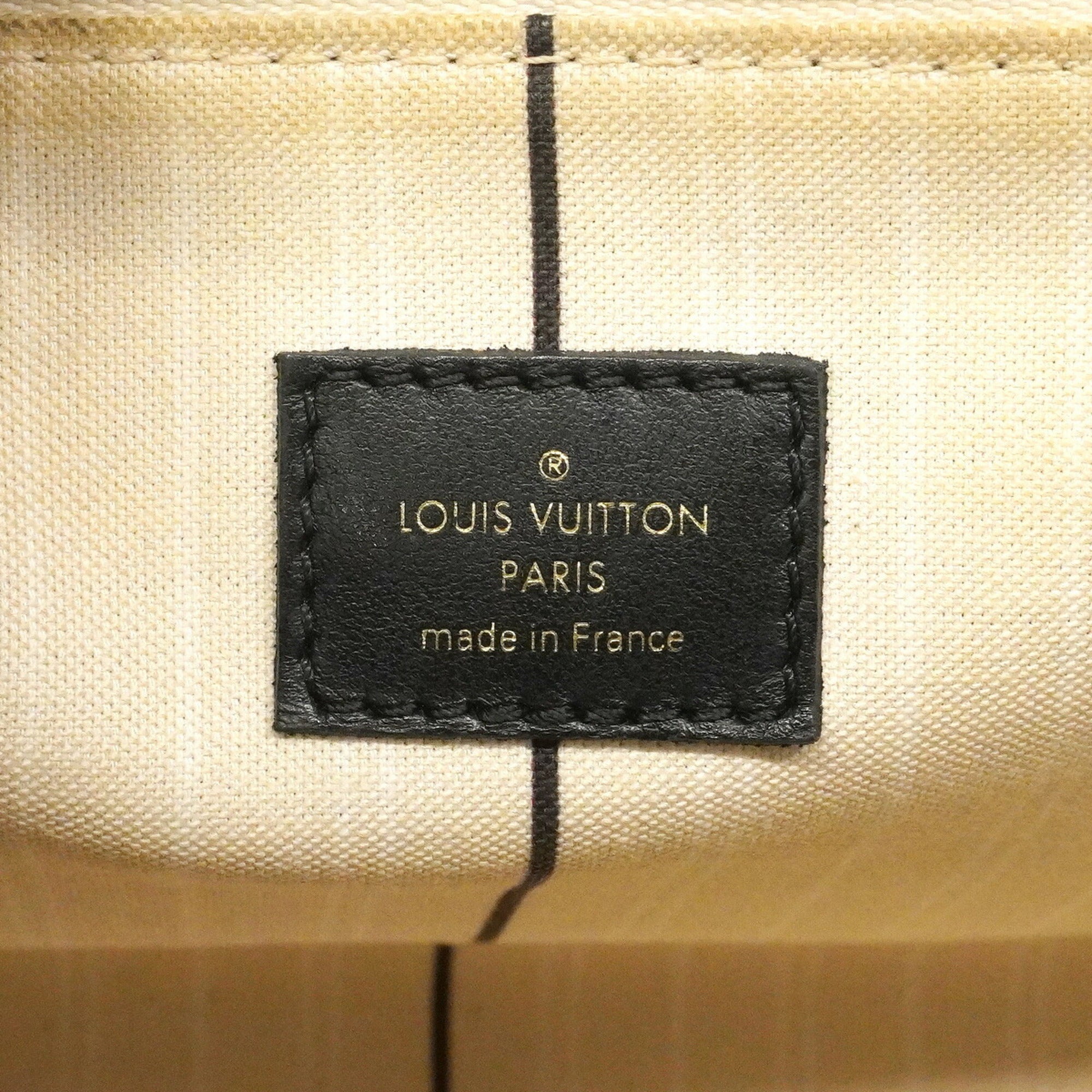 Louis Vuitton Black Off-White Handbag (Pre-Owned)