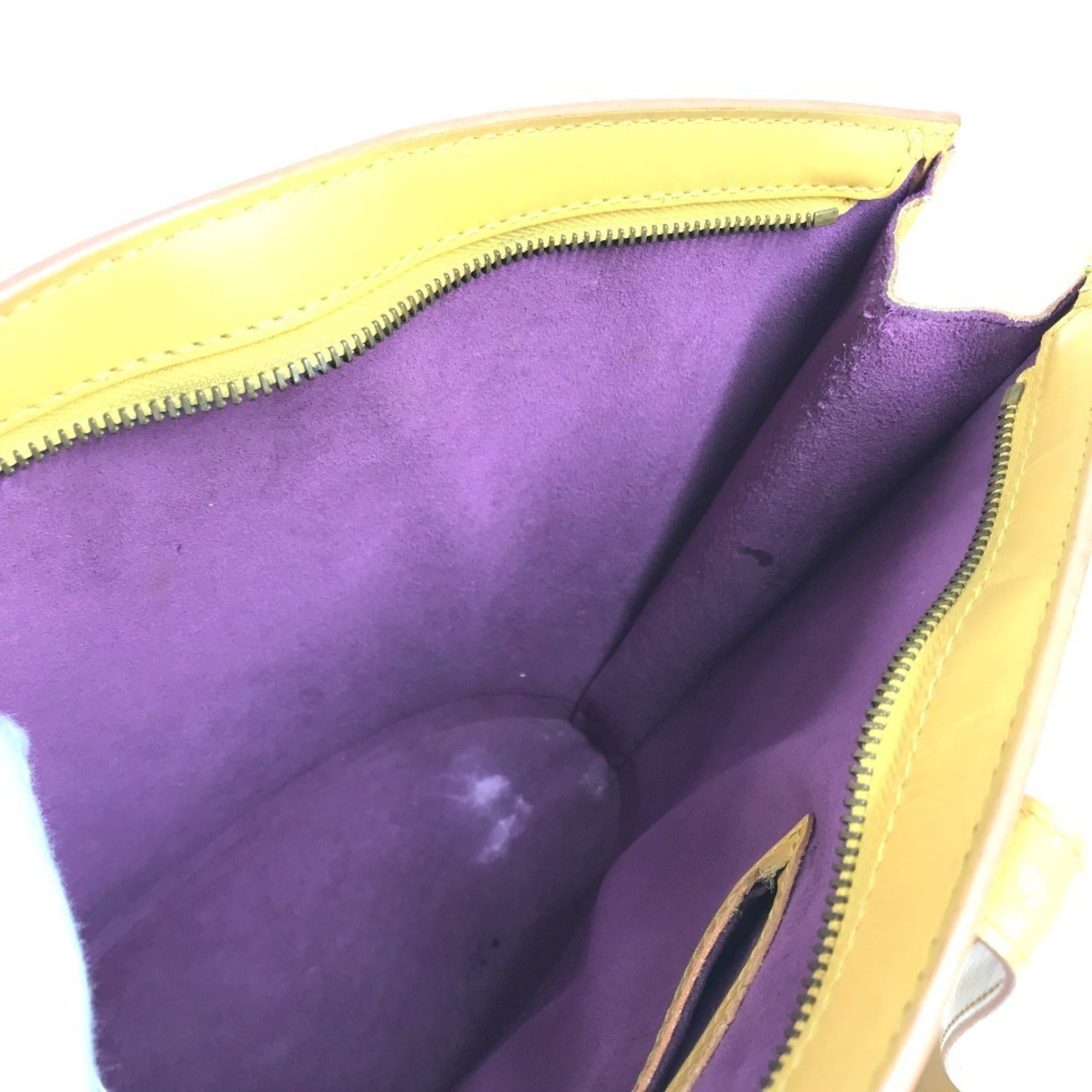 Louis Vuitton Yellow Epi Leather Handbag Tote Bag (Pre-Owned)