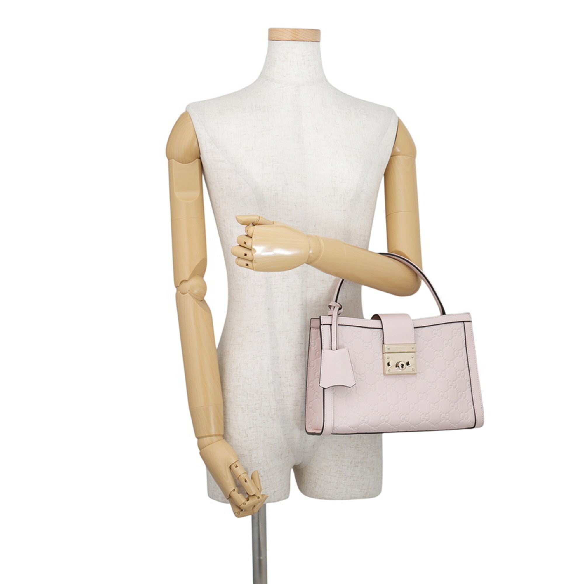 Gucci Pink Leather Handbag (Pre-Owned)