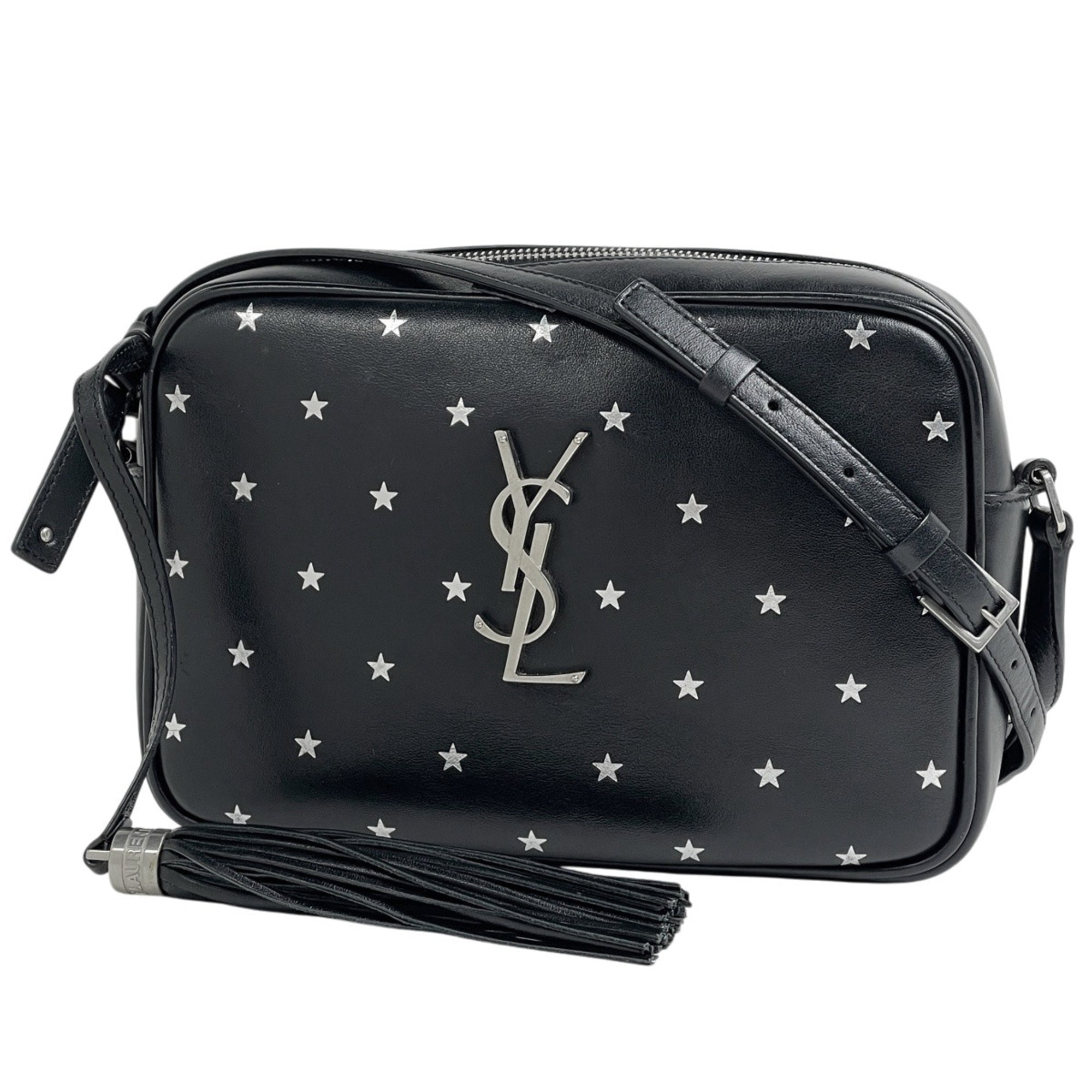 Yves Saint Laurent Black Leather Shoulder Bag (Pre-Owned)