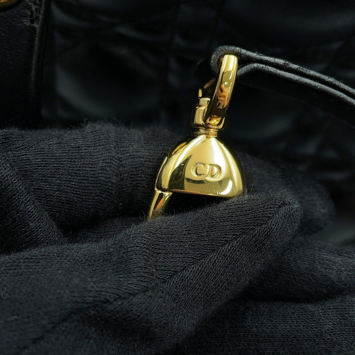 Christian Dior Black Leather Handbag (Pre-Owned)