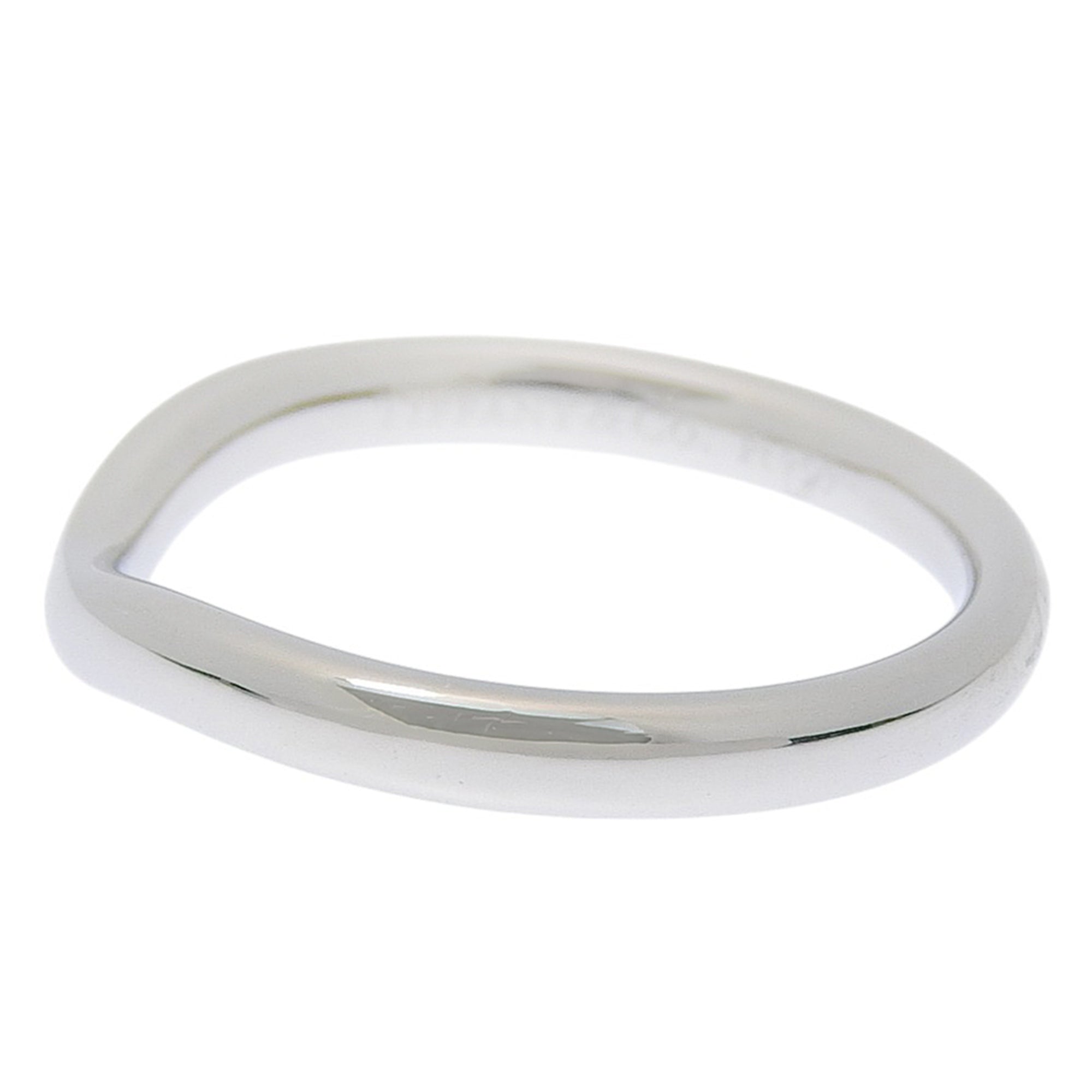 Tiffany Platinum Platinum 950 Band Ring (Pre-Owned)