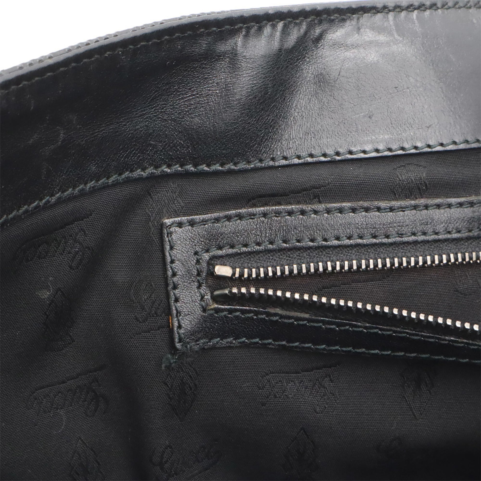 Gucci Black Gg Imprimé Shoulder Bag Tote Bag (Pre-Owned)