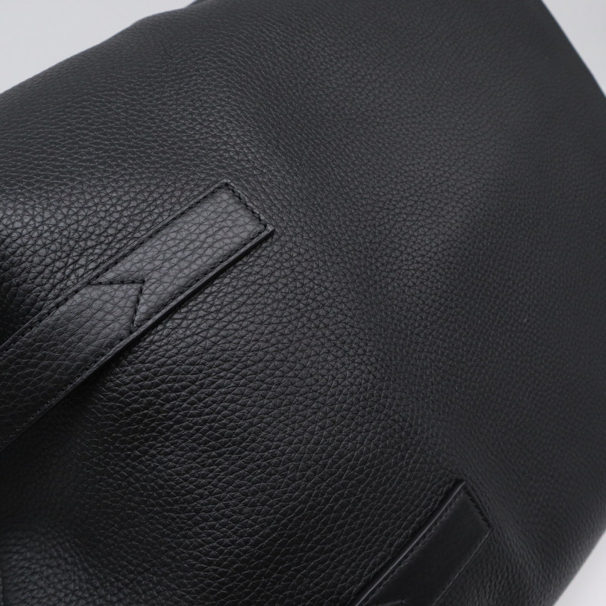 Louis Vuitton Black Gray Leather Tote Bag (Pre-Owned)