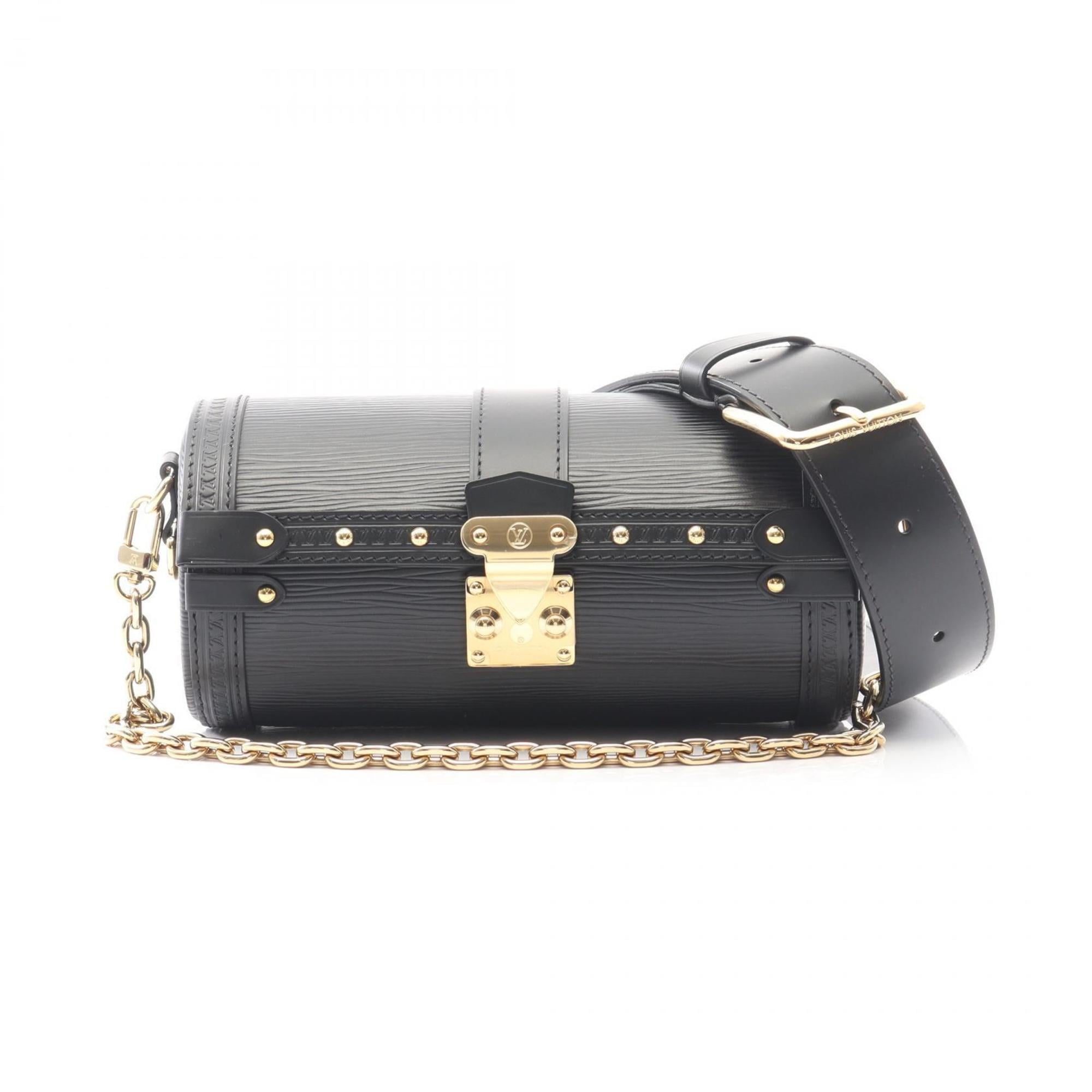 Louis Vuitton Black Epi Leather Handbag Shoulder Bag (Pre-Owned)