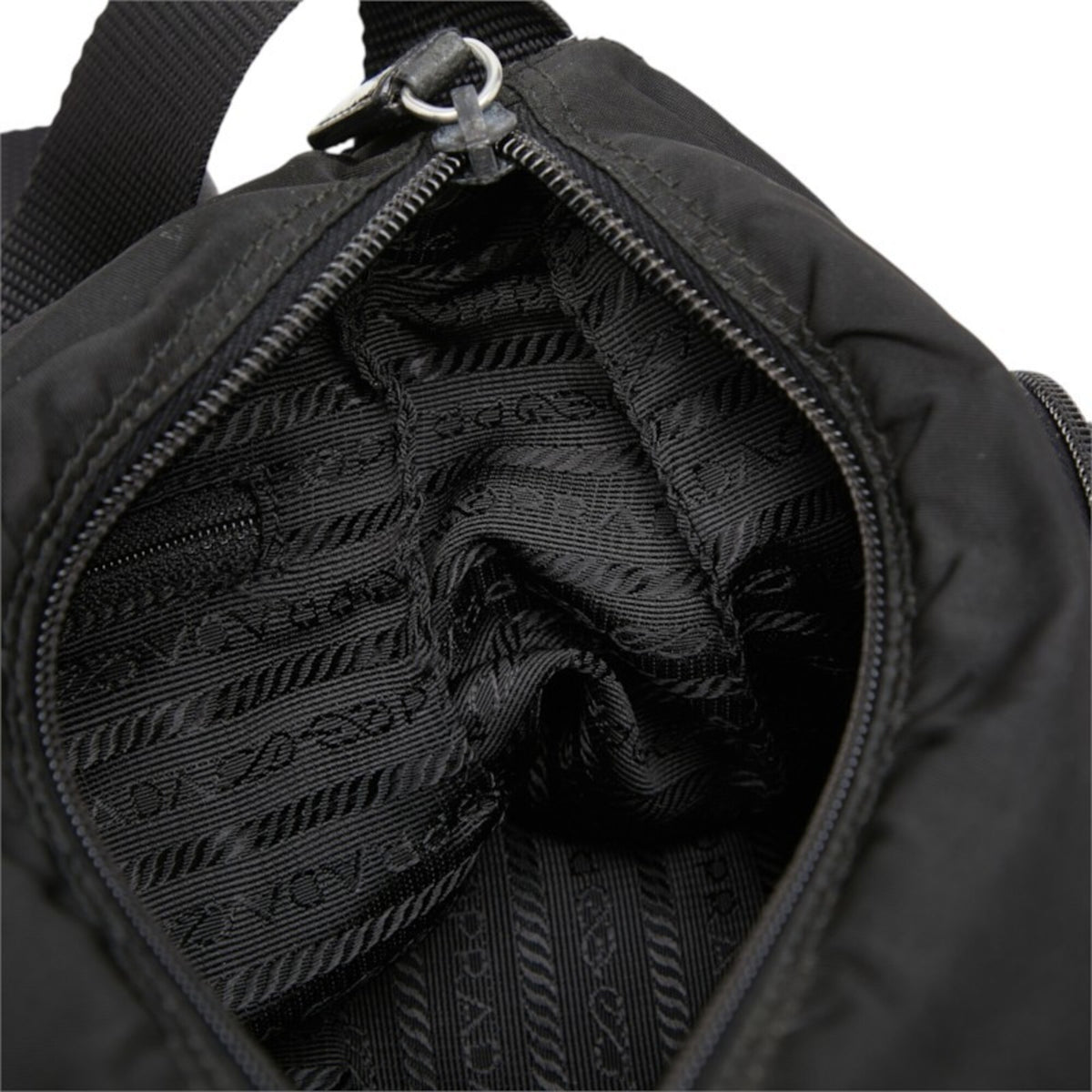 Prada Black Nylon Shoulder Bag (Pre-Owned)