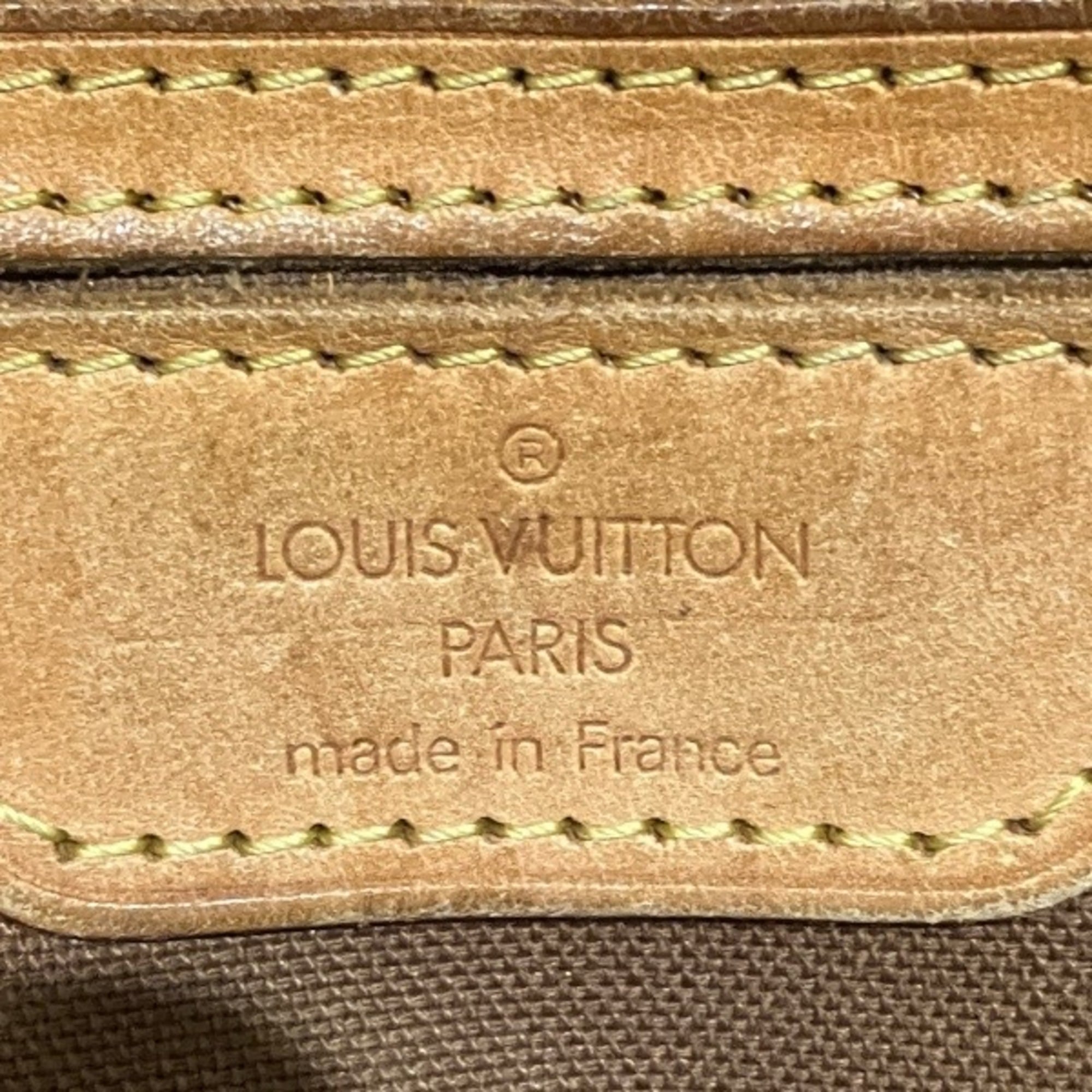 Louis Vuitton Brown Monogram Handbag Tote Bag (Pre-Owned)