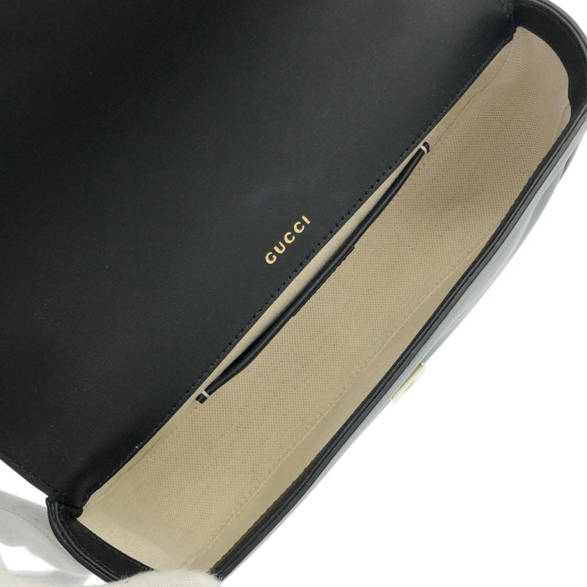 Gucci Black Leather Handbag (Pre-Owned)