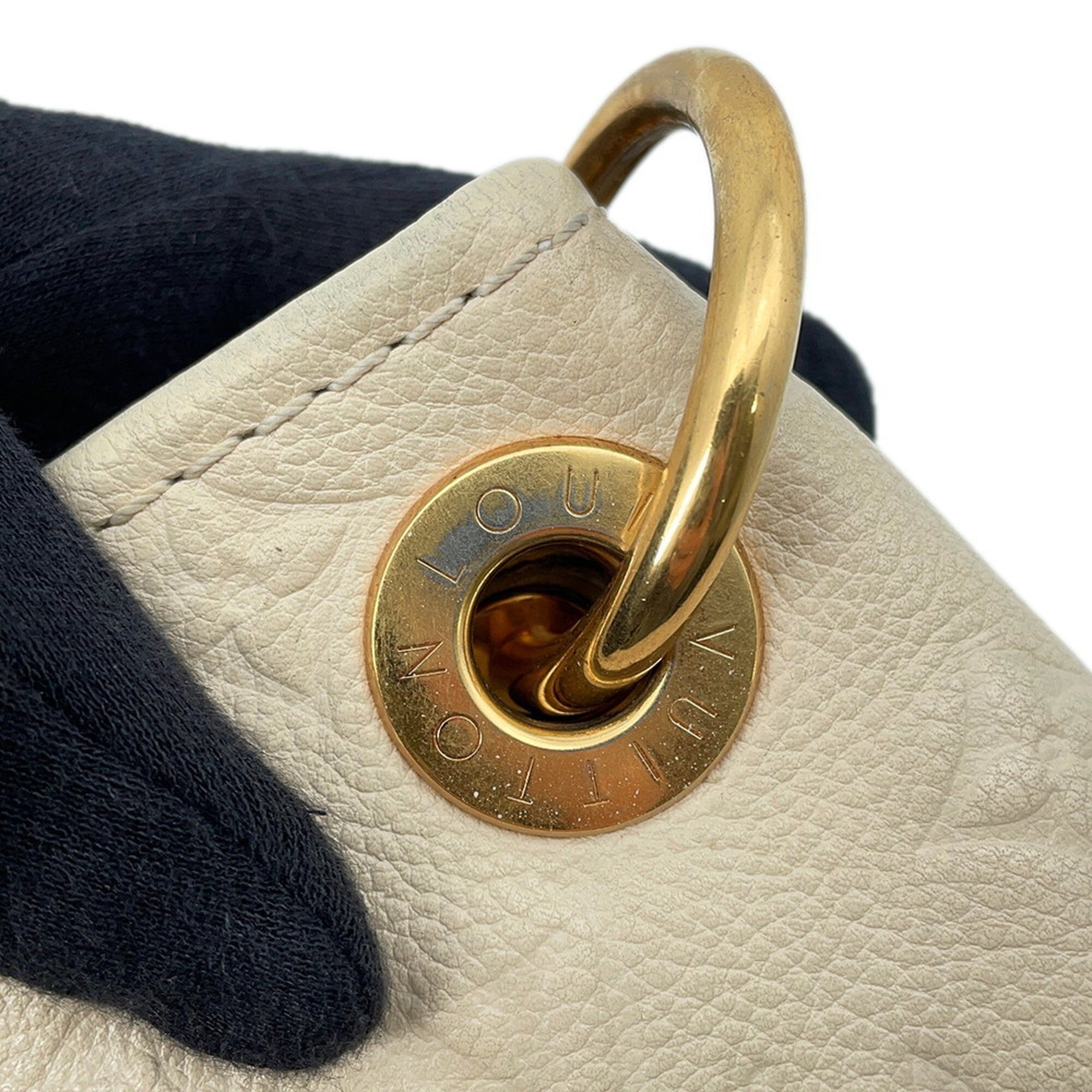 Louis Vuitton Neige White Monogram Empreinte Handbag Shoulder Bag (Pre-Owned)