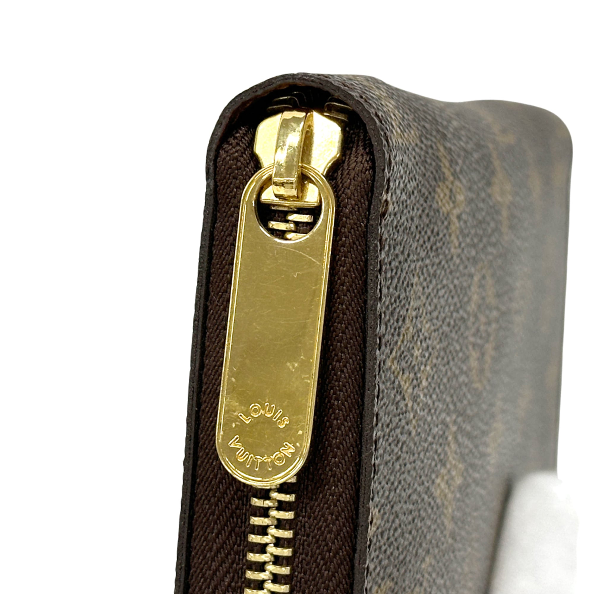 Louis Vuitton Brown Monogram Canvas Long Wallet (Bi-Fold) (Pre-Owned)
