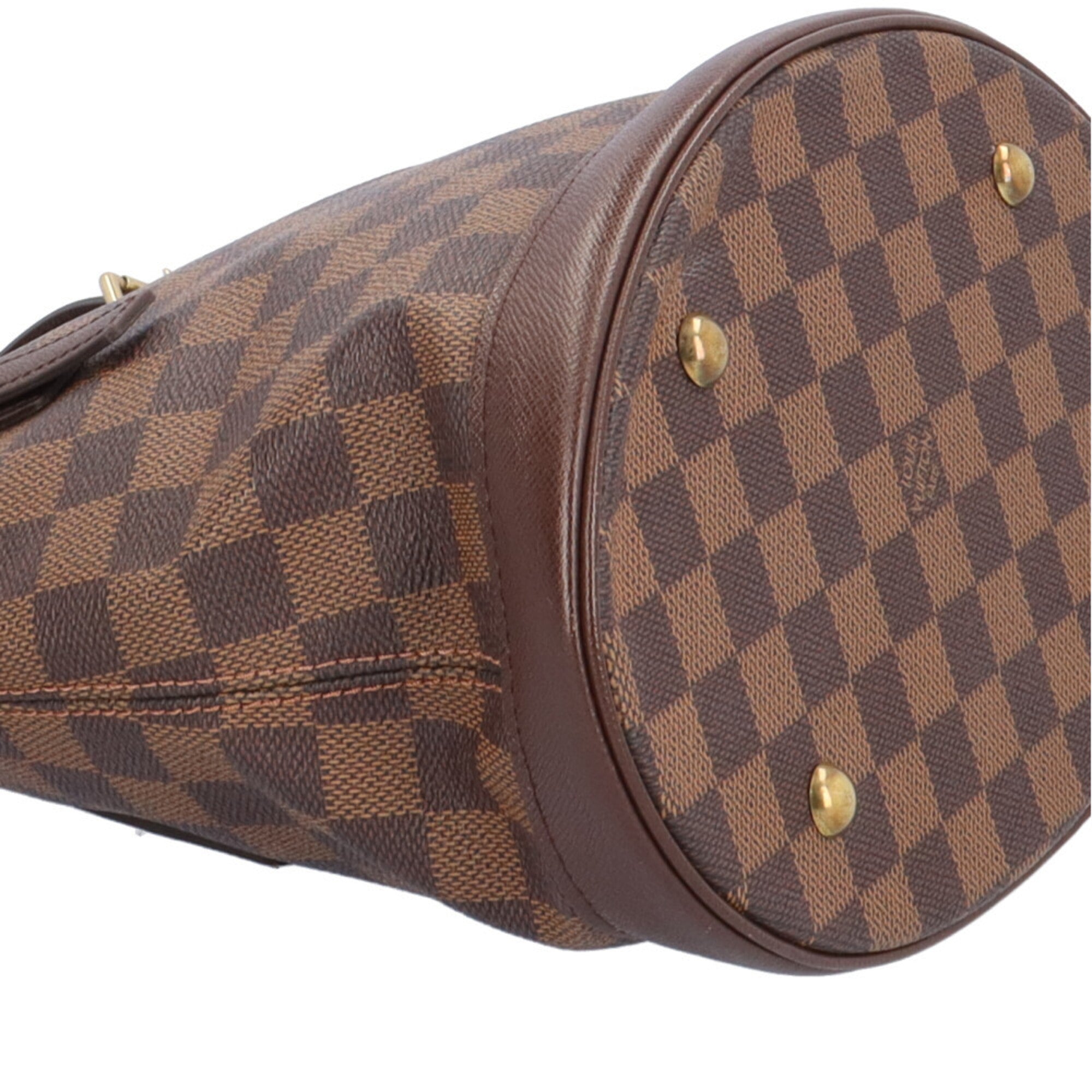 Louis Vuitton Brown Damier Canvas Pouch Shoulder Bag (Pre-Owned)