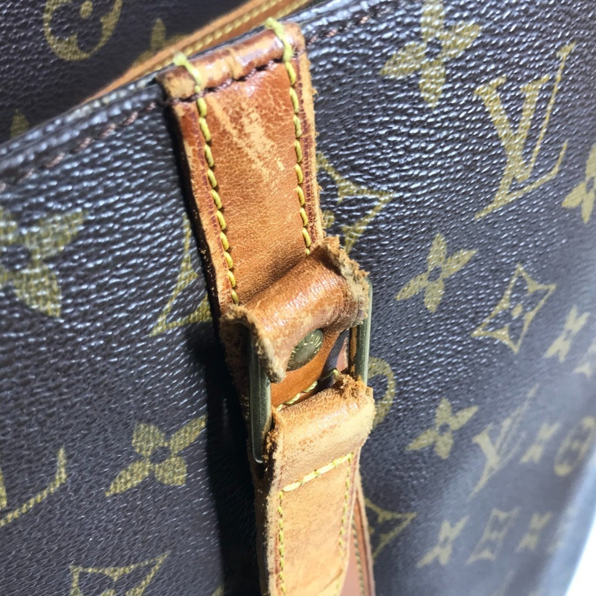 Louis Vuitton Brown Galle Monogram Shoulder Bag Tote Bag (Pre-Owned)