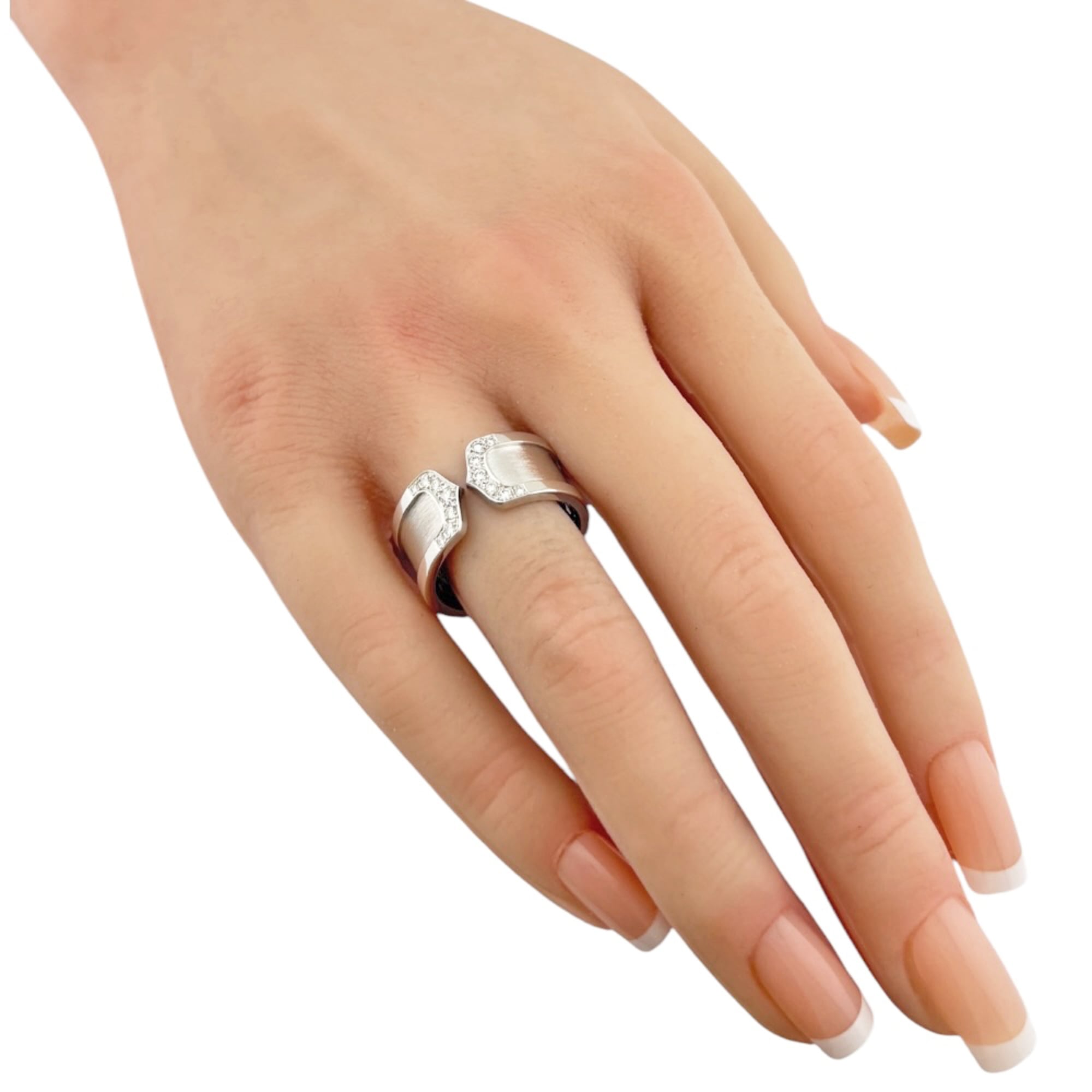 Cartier Silver White Gold (18K) Band Ring (Pre-Owned)