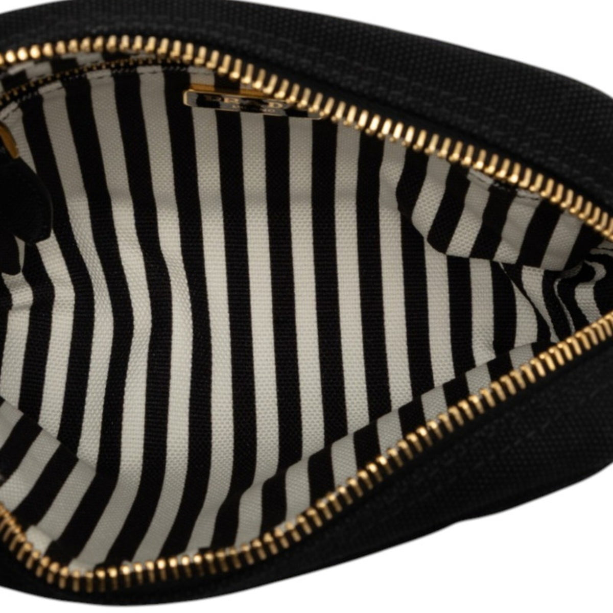 Prada Black Canvas Handbag Pouch (Pre-Owned)