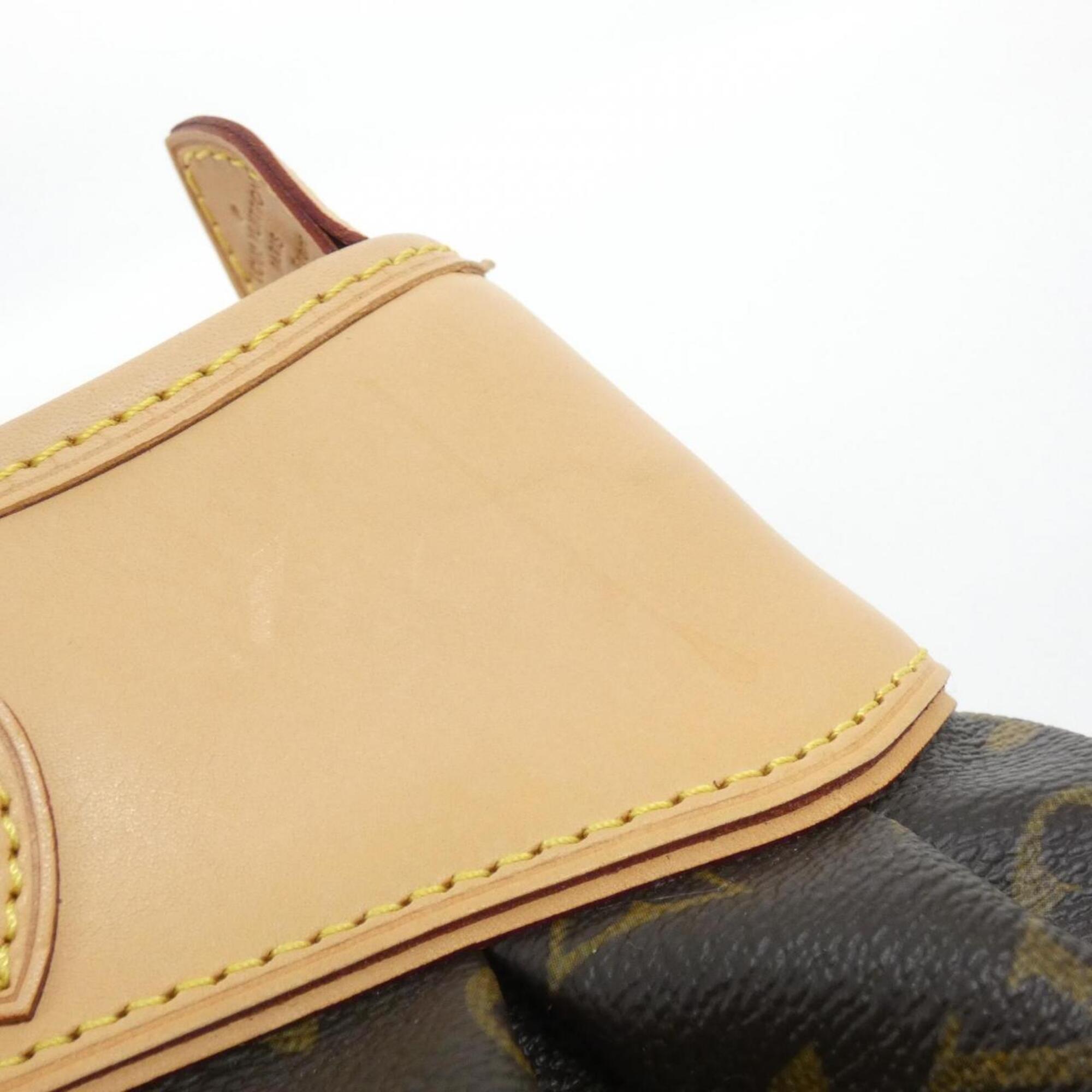 Louis Vuitton Marron Coated Canvas Handbag (Pre-Owned)