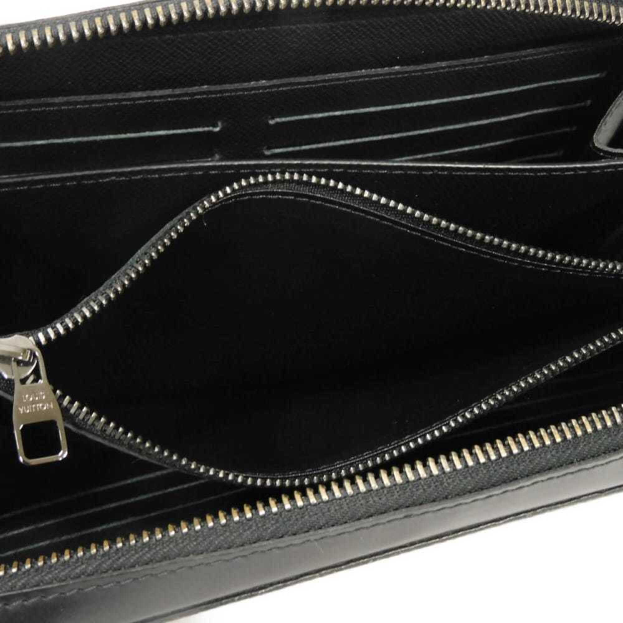 Louis Vuitton Black Monogram Eclipse Noir Monogram Eclipse Long Wallet (Bi-Fold) (Pre-Owned)