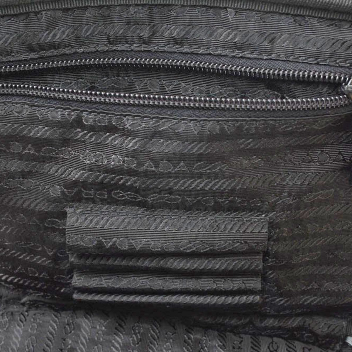 Prada Black Nylon Crossbody Bag Shoulder Bag (Pre-Owned)