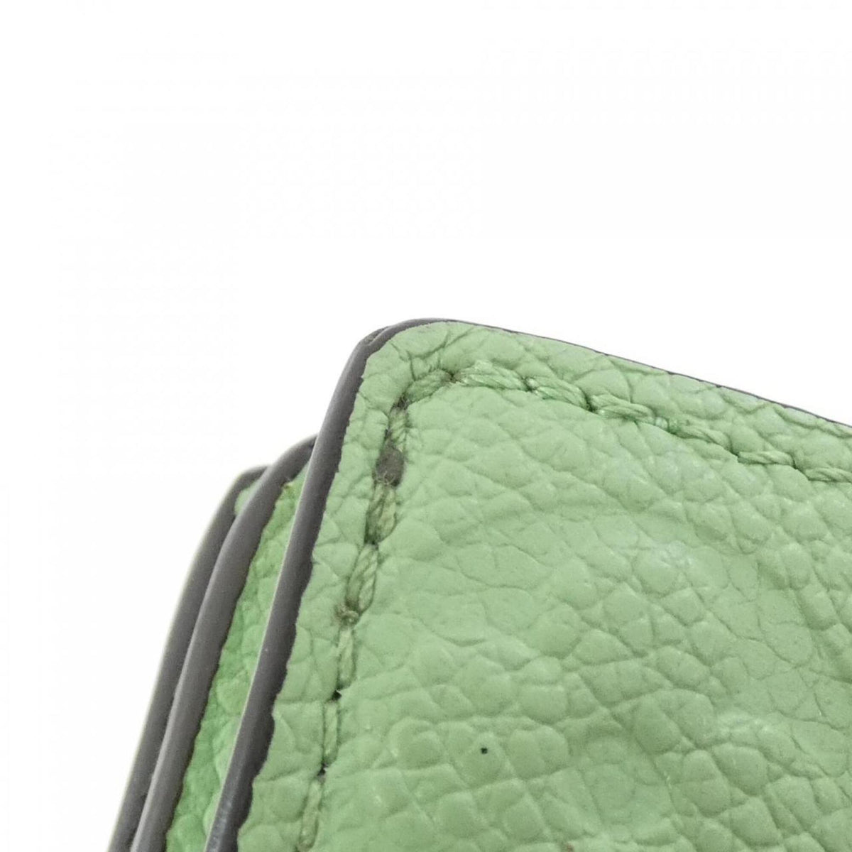 Louis Vuitton Green Leather Wallet (Bi-Fold) (Pre-Owned)