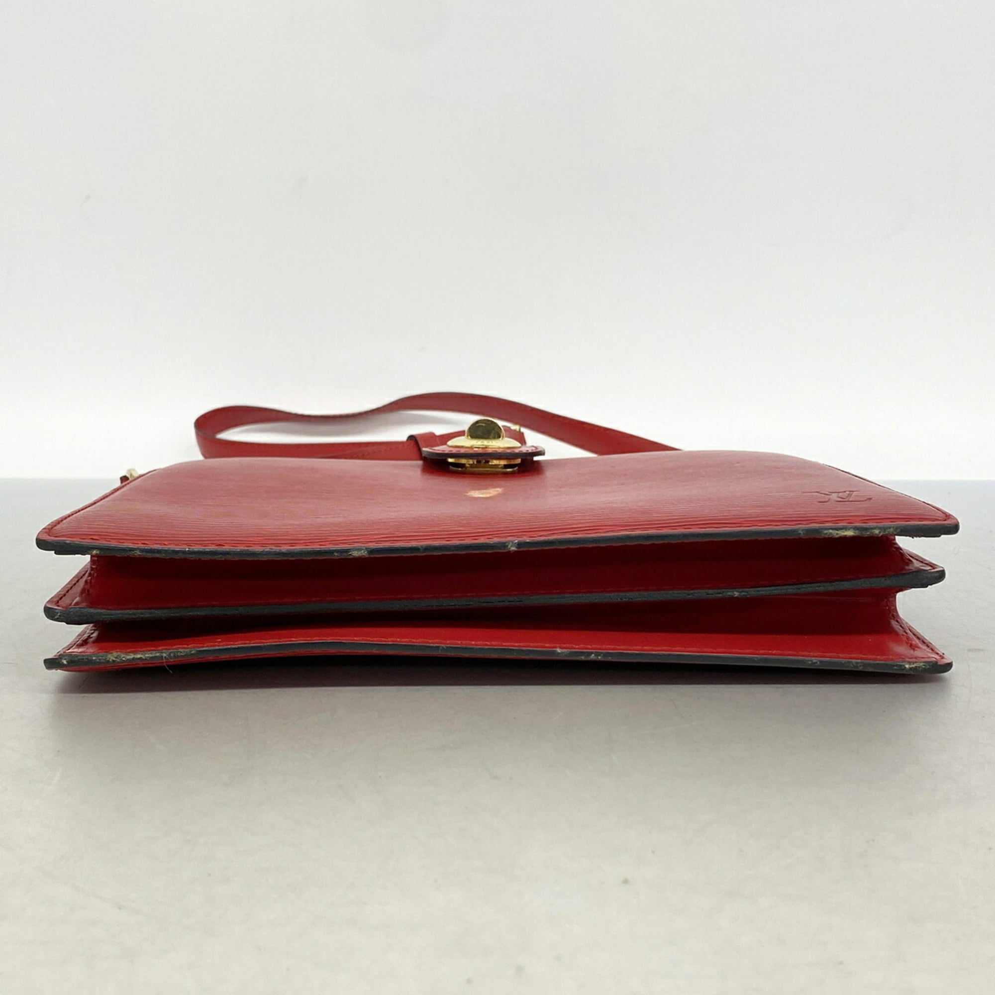 Louis Vuitton Castilian Red Shoulder Bag (Pre-Owned)