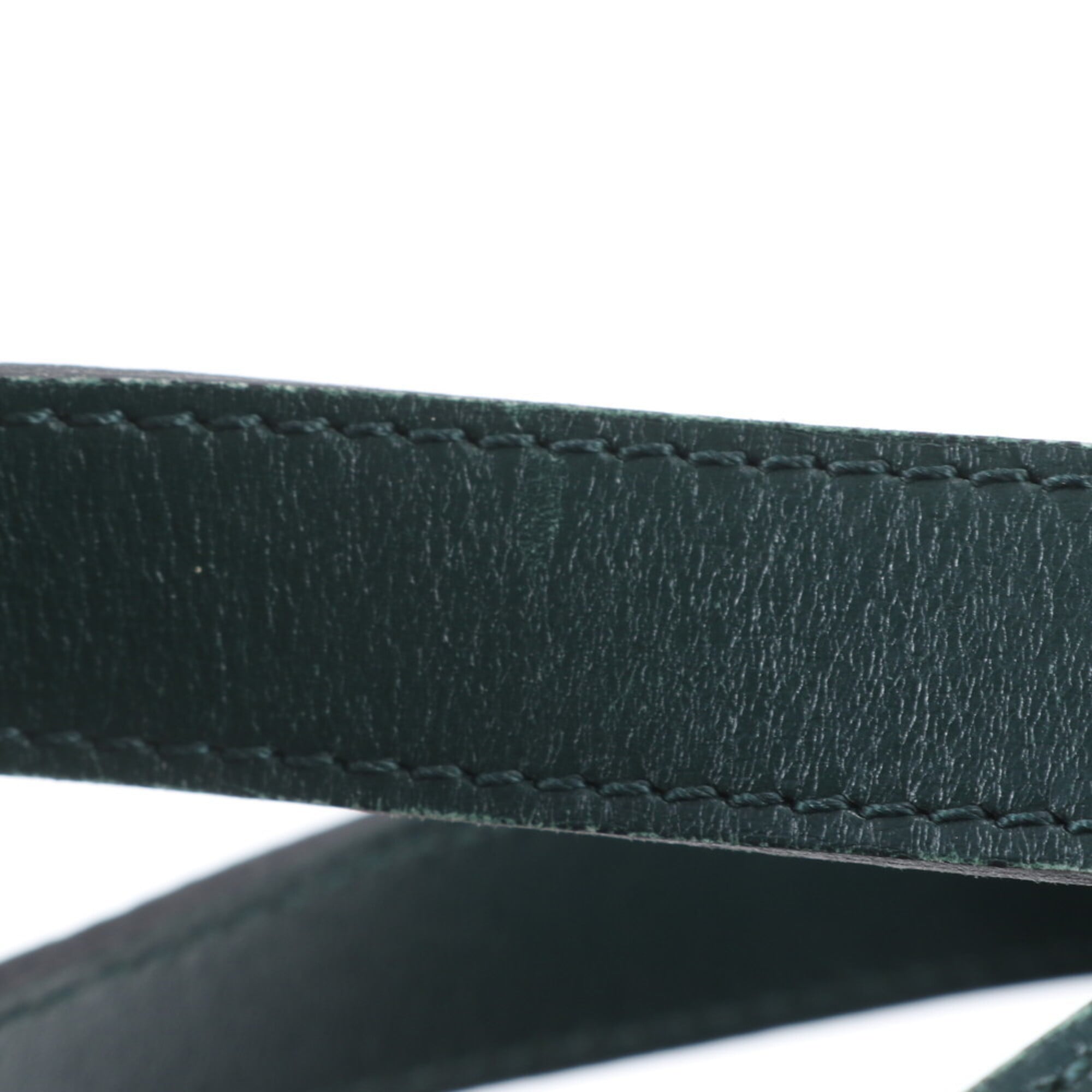 Christian Dior Dark Green Leather Crossbody Bag Shoulder Bag Tote Bag (Pre-Owned)
