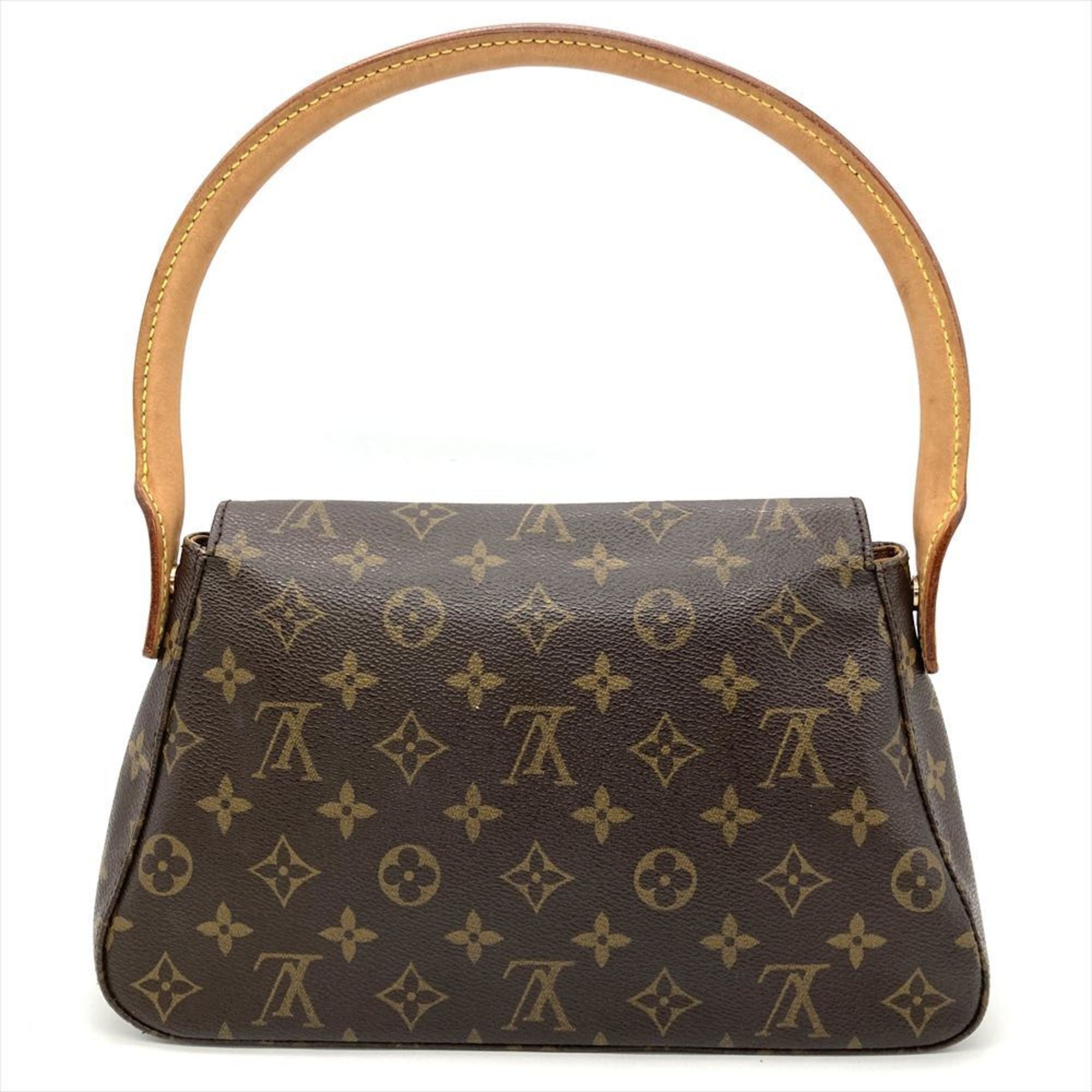 Louis Vuitton Brown Monogram Canvas Shoulder Bag (Pre-Owned)