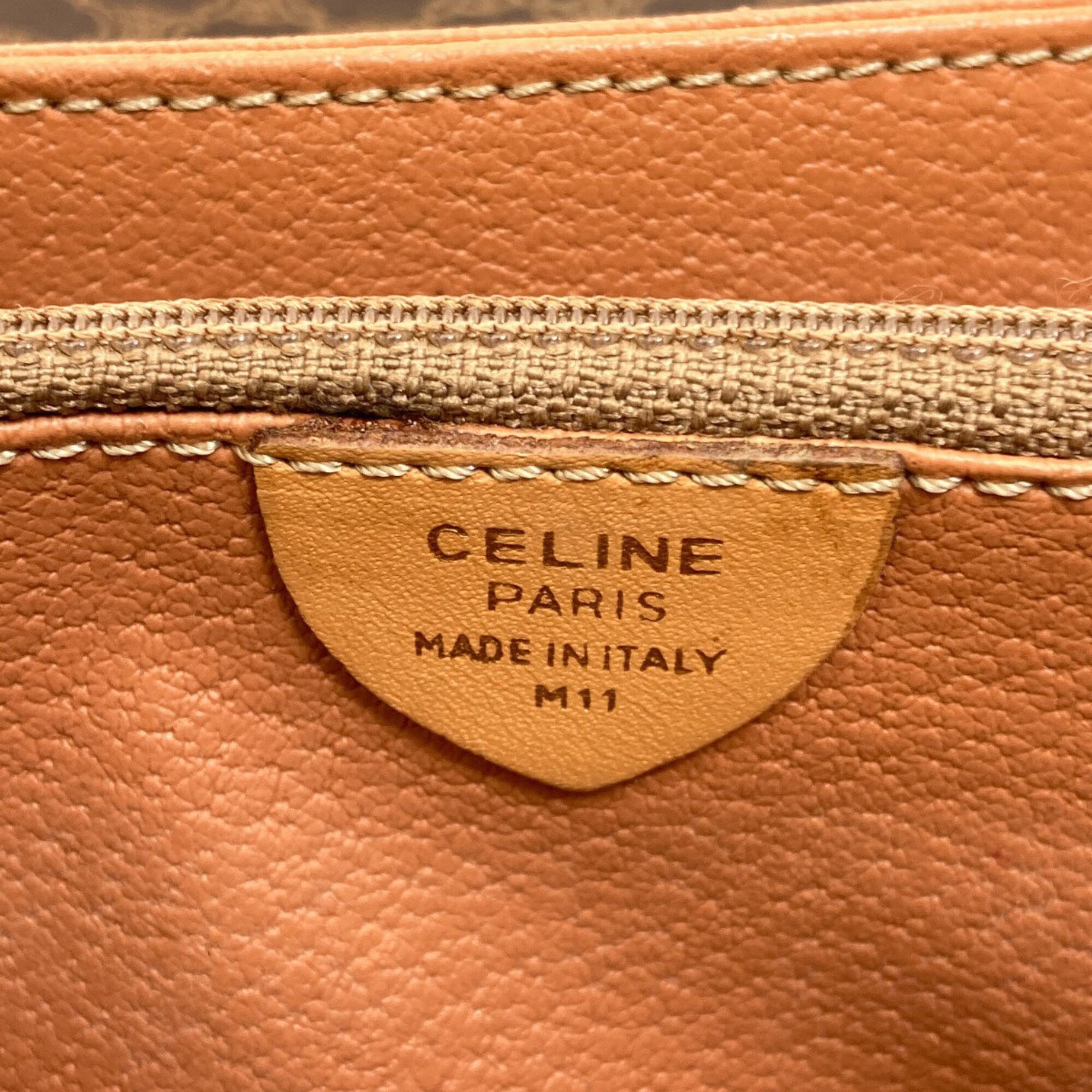 Celine Macadam Brown Pvc Shoulder Bag (Pre-Owned)