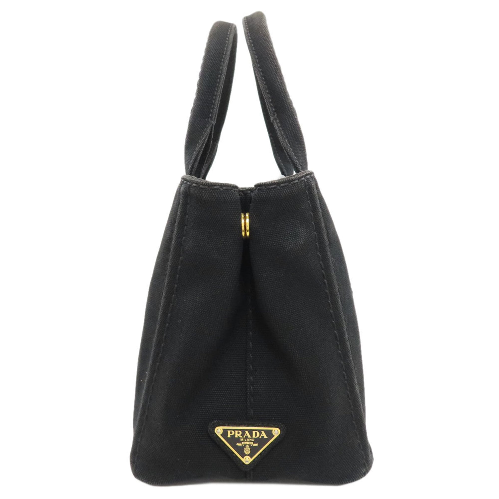 Prada Black Canvas Tote Bag (Pre-Owned)