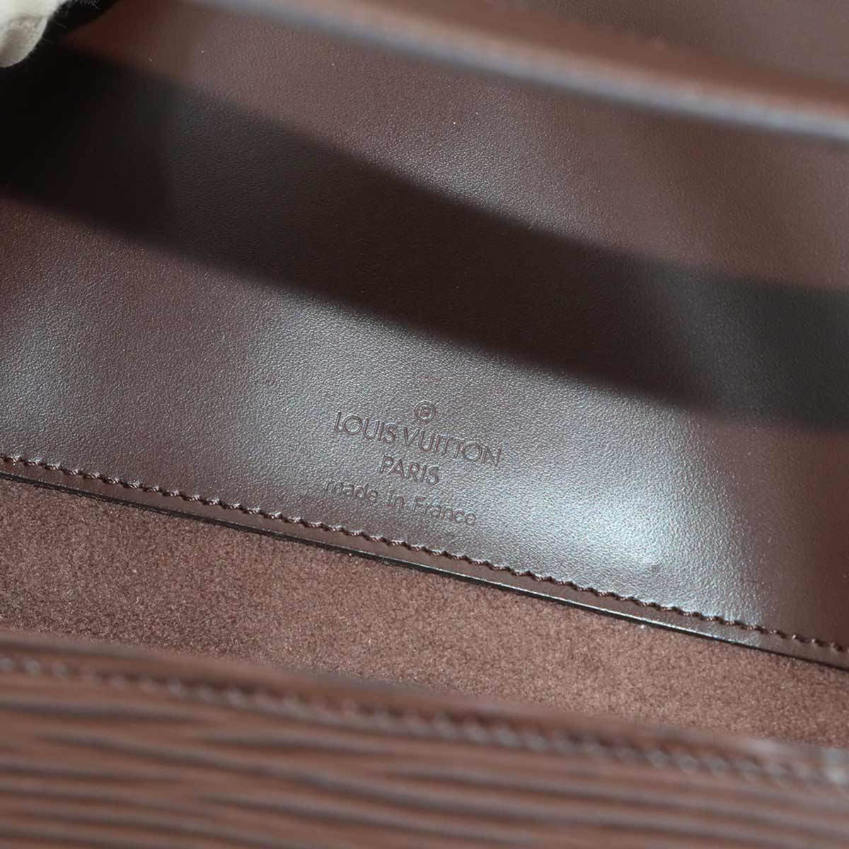 Louis Vuitton Brown Moka Epi Leather Handbag Shoulder Bag (Pre-Owned)
