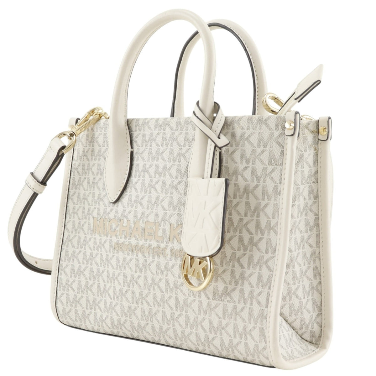Michael Kors White Pvc Handbag (Pre-Owned)