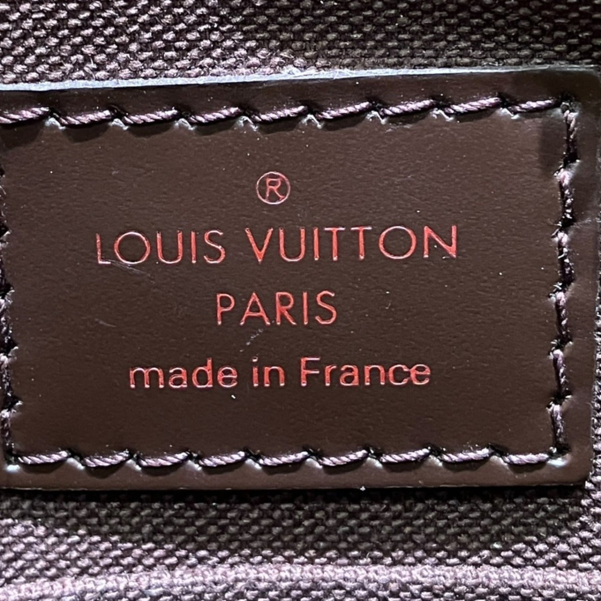 Louis Vuitton Brown Damier Canvas Clutch Bag (Pre-Owned)