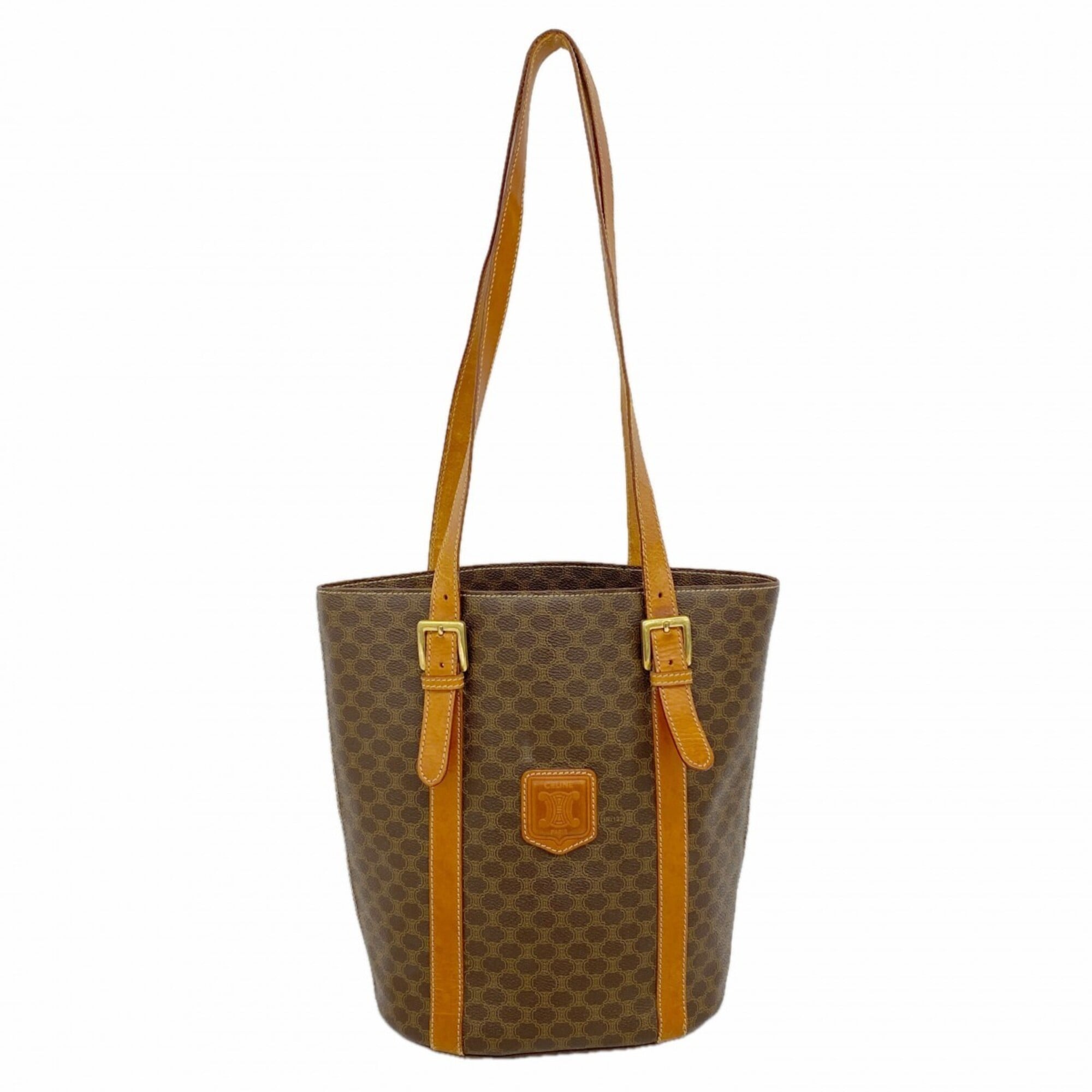 Celine Brown Pvc Tote Bag (Pre-Owned)