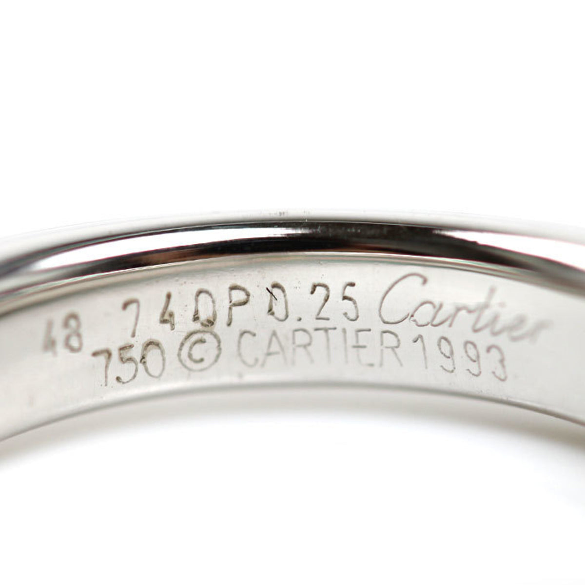 Cartier White Gold (18K) Band Ring (Pre-Owned)