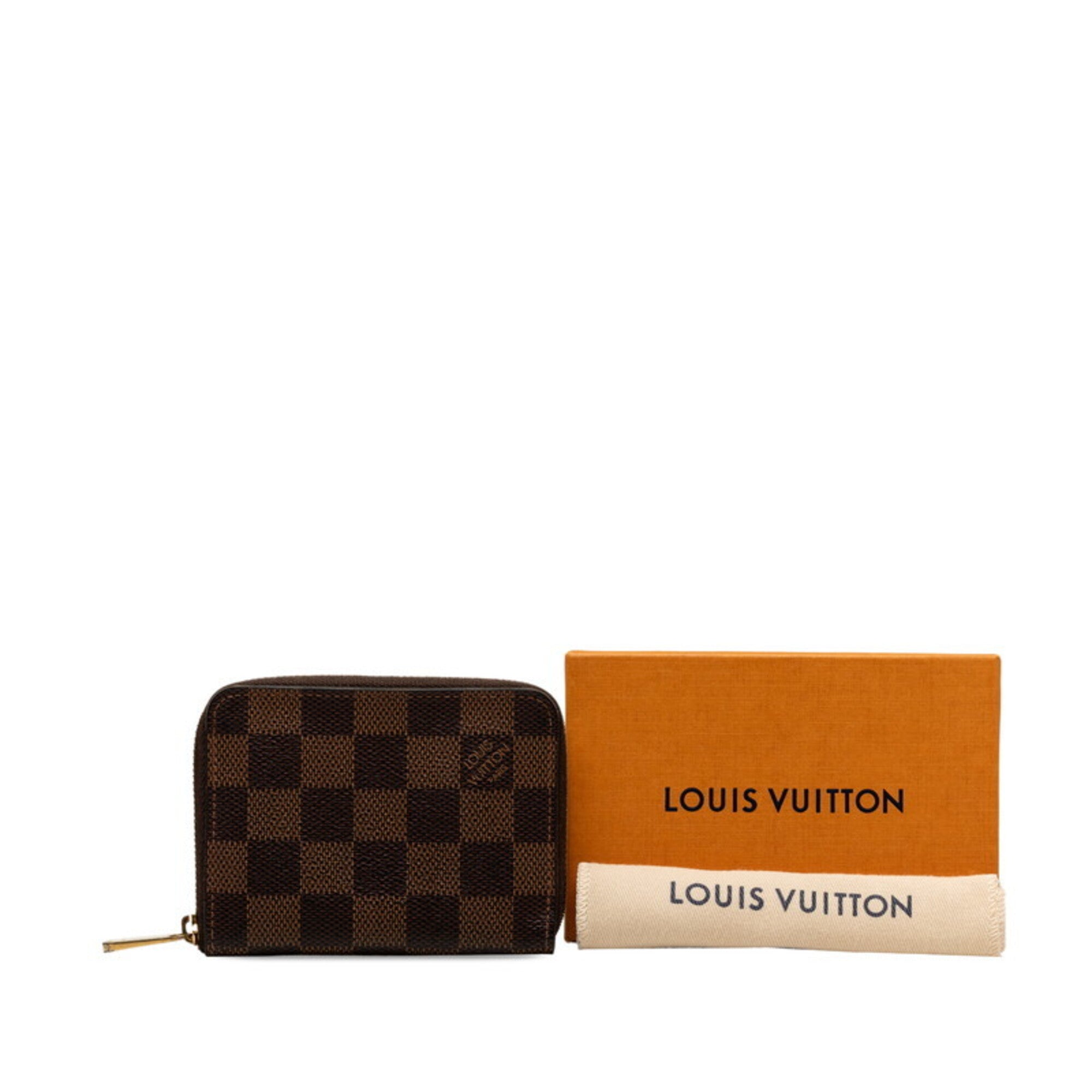 Louis Vuitton Brown Pvc Coin Purse/Coin Case (Pre-Owned)