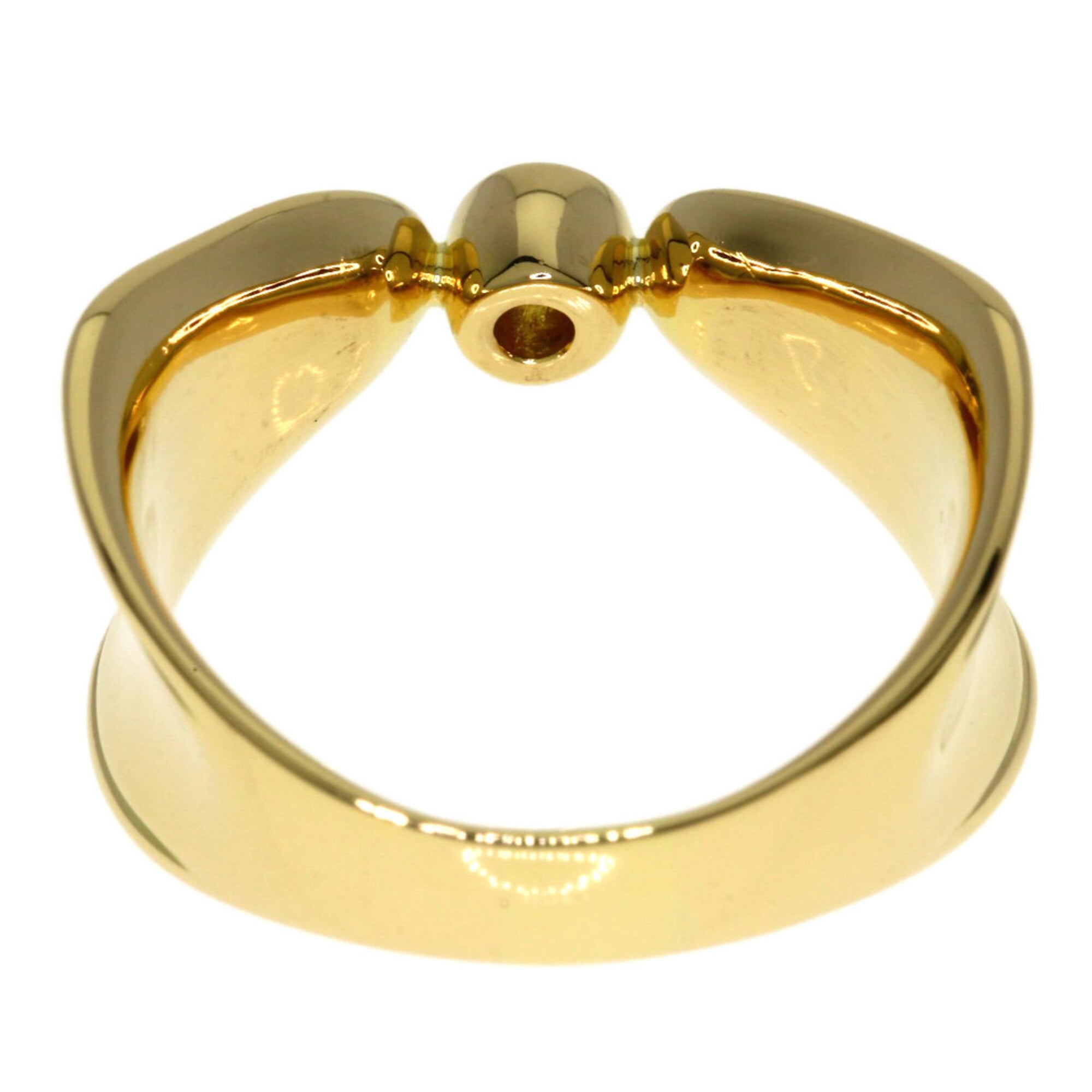 Celine Yellow Gold (18K) Platinum Platinum 900 Band Ring (Pre-Owned)