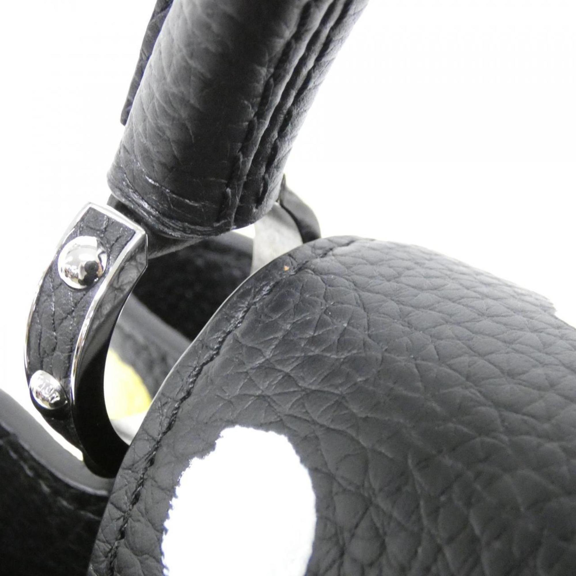 Louis Vuitton Black Multi-Color Leather Handbag (Pre-Owned)