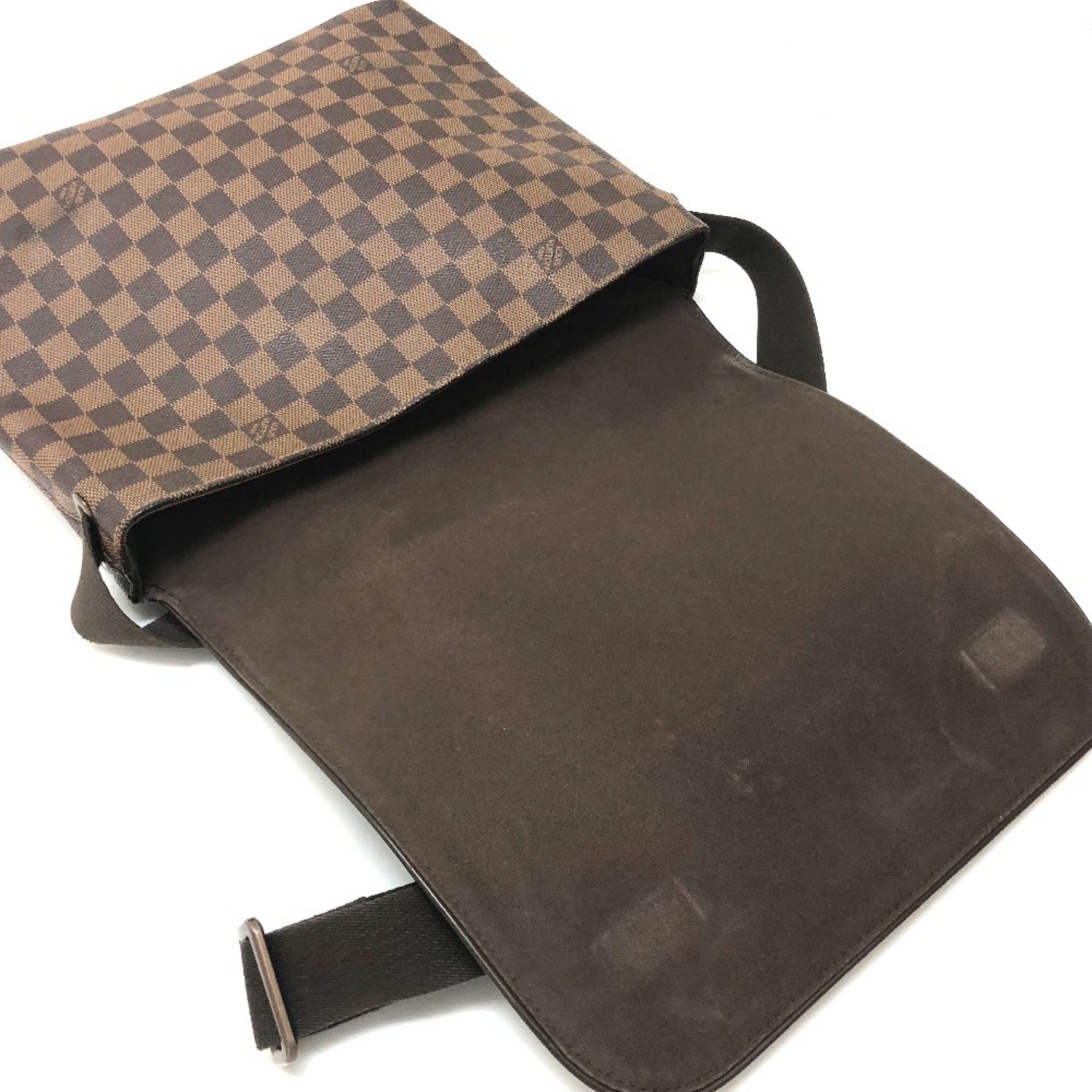 Louis Vuitton Damier Ebene Damier Canvas Messenger Bag Shoulder Bag (Pre-Owned)