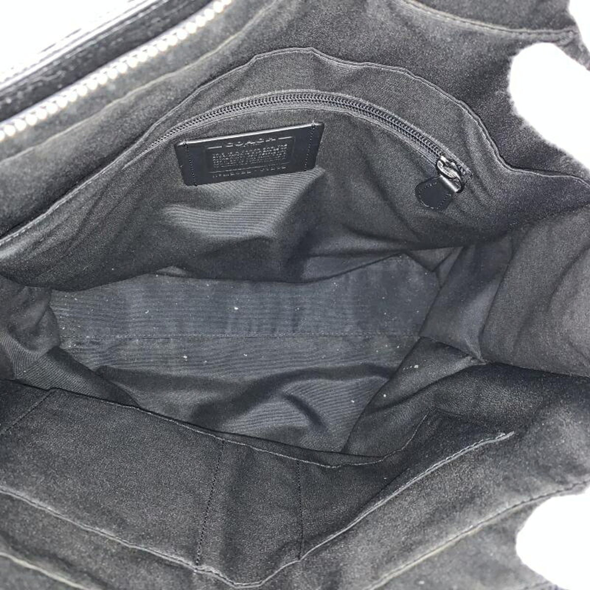Coach Gray Signature Line Tote Bag (Pre-Owned)