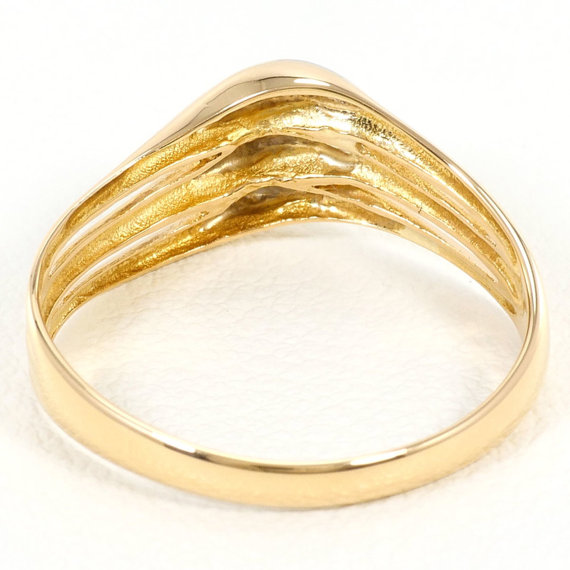 Unbranded Platinum Yellow Gold Yellow Gold (18K) Platinum 900 Band Ring (Pre-Owned)